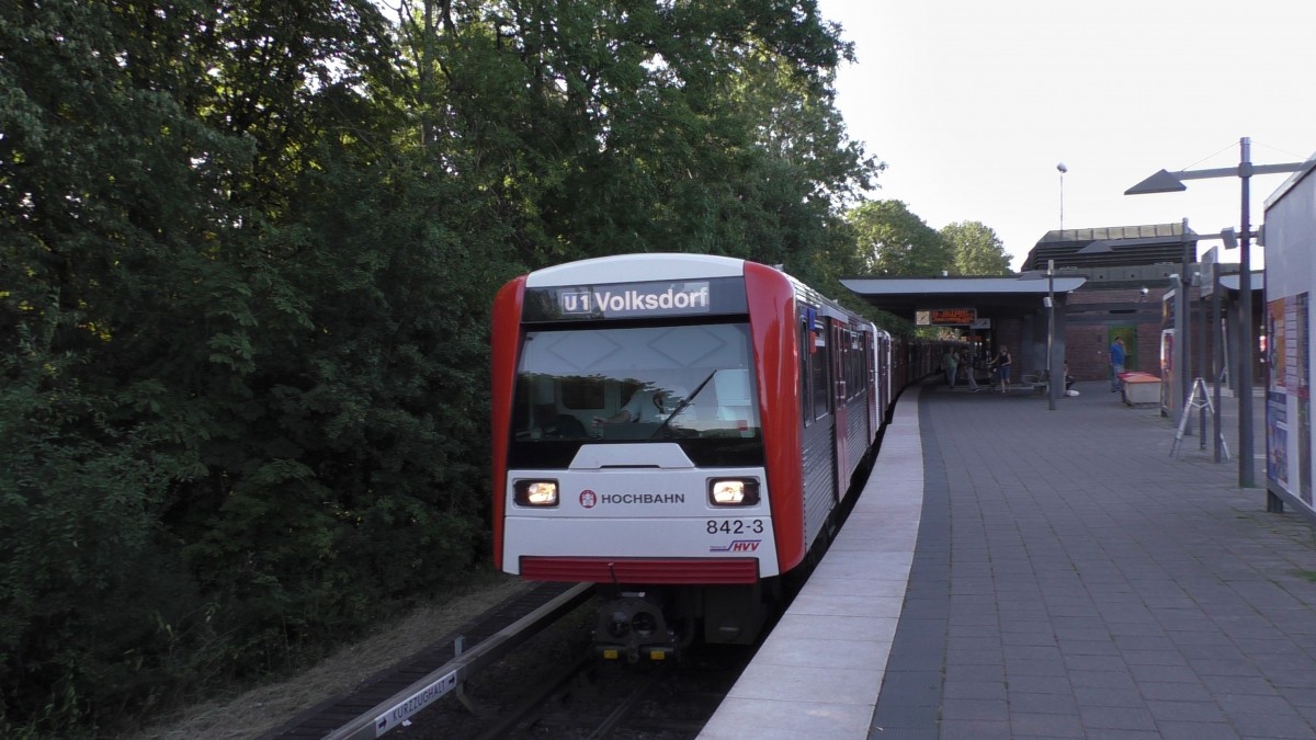Anderes Ende - DT3N 842 in Ohlsdorf