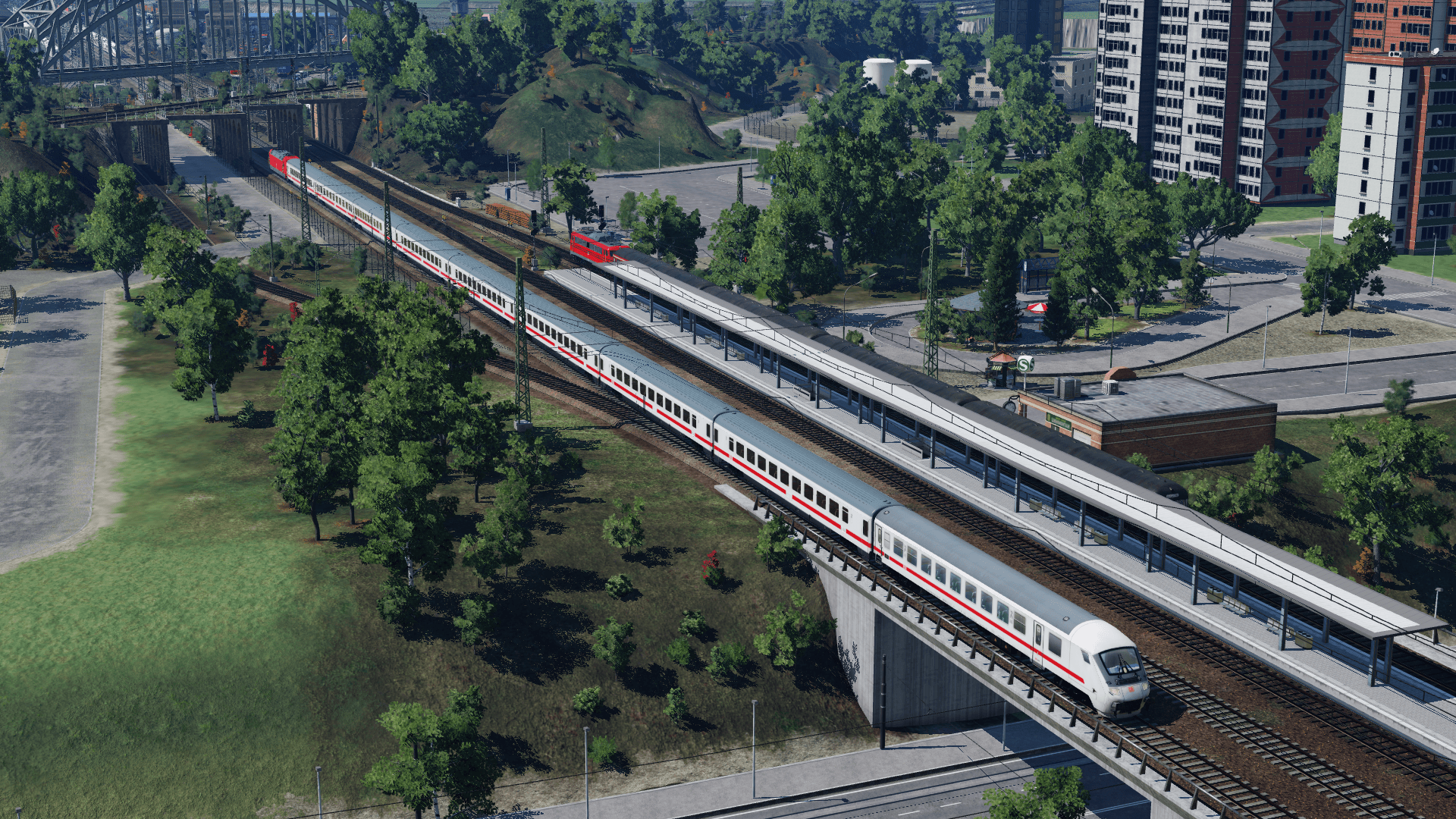 IC 0858 verlässt Hemden Richtung Süden