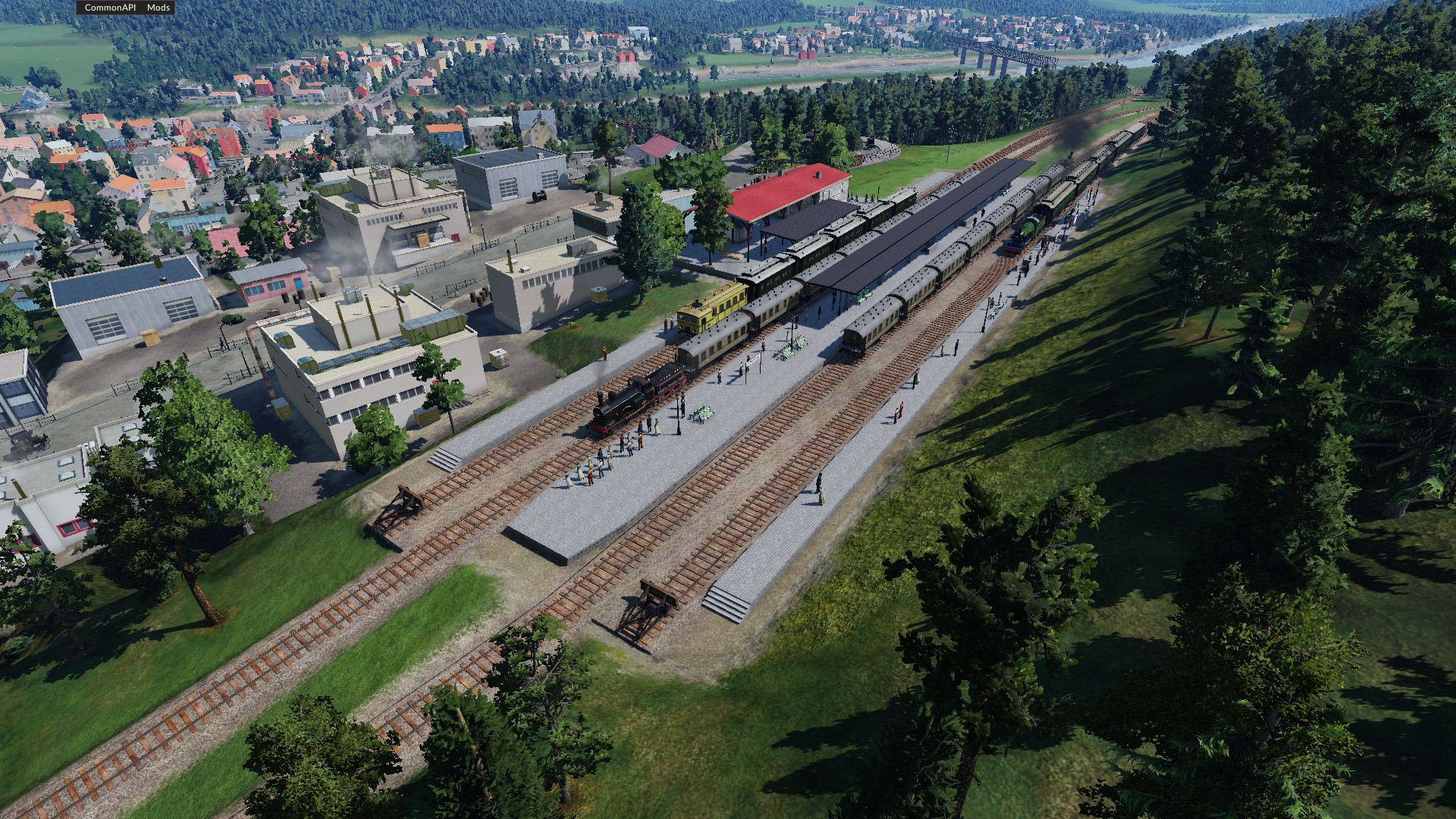 Bahnhof "Felding" (fiktiv) - 1913