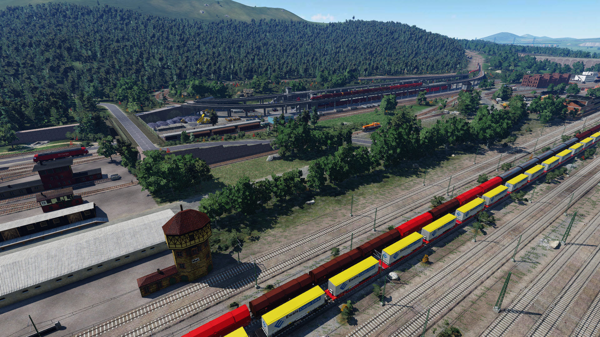 Blick auf die Entladebrücke bei Ditzingen #2