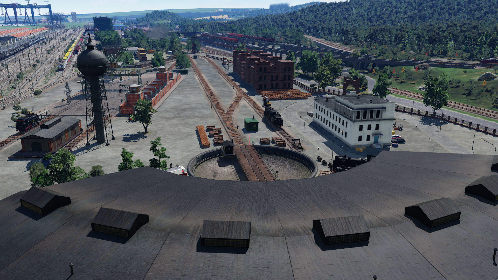 Blick auf die Entladebrücke bei Ditzingen #4