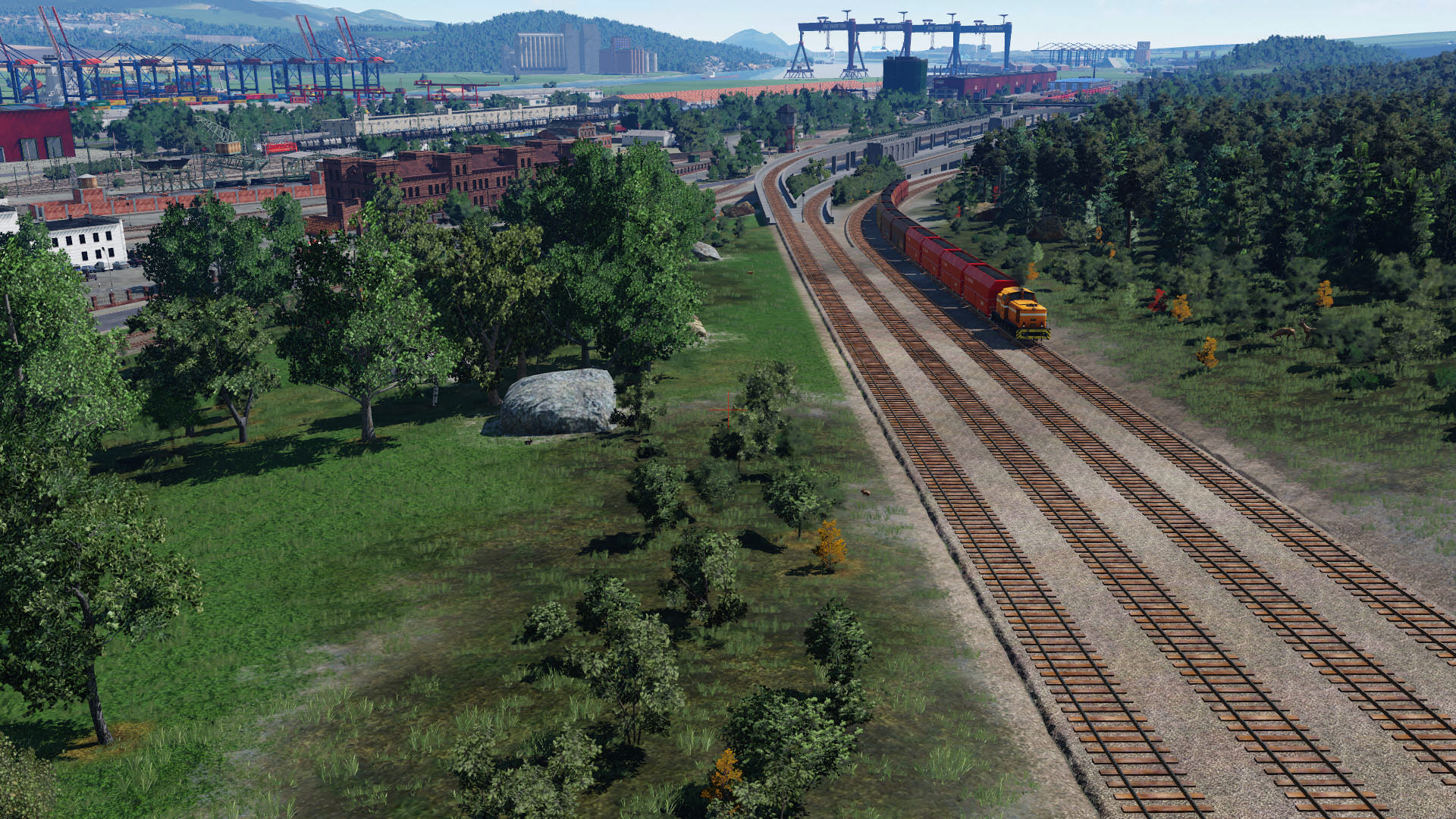 Blick auf die Entladebrücke bei Ditzingen #5