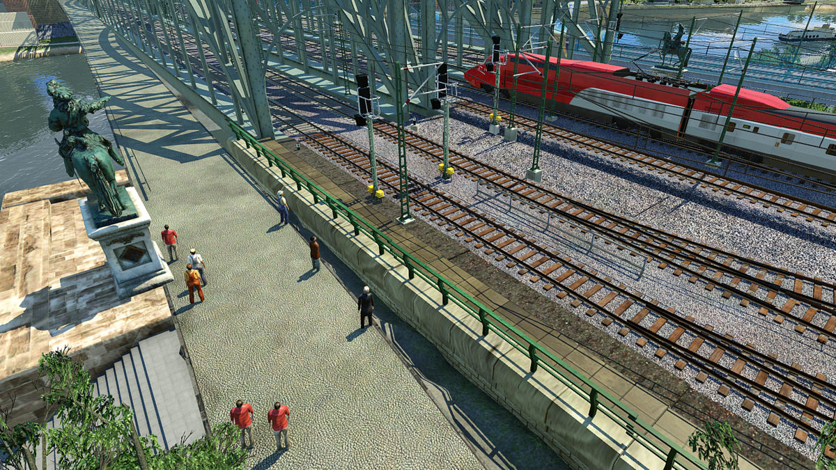 Mit dem Thalys über den Rhein