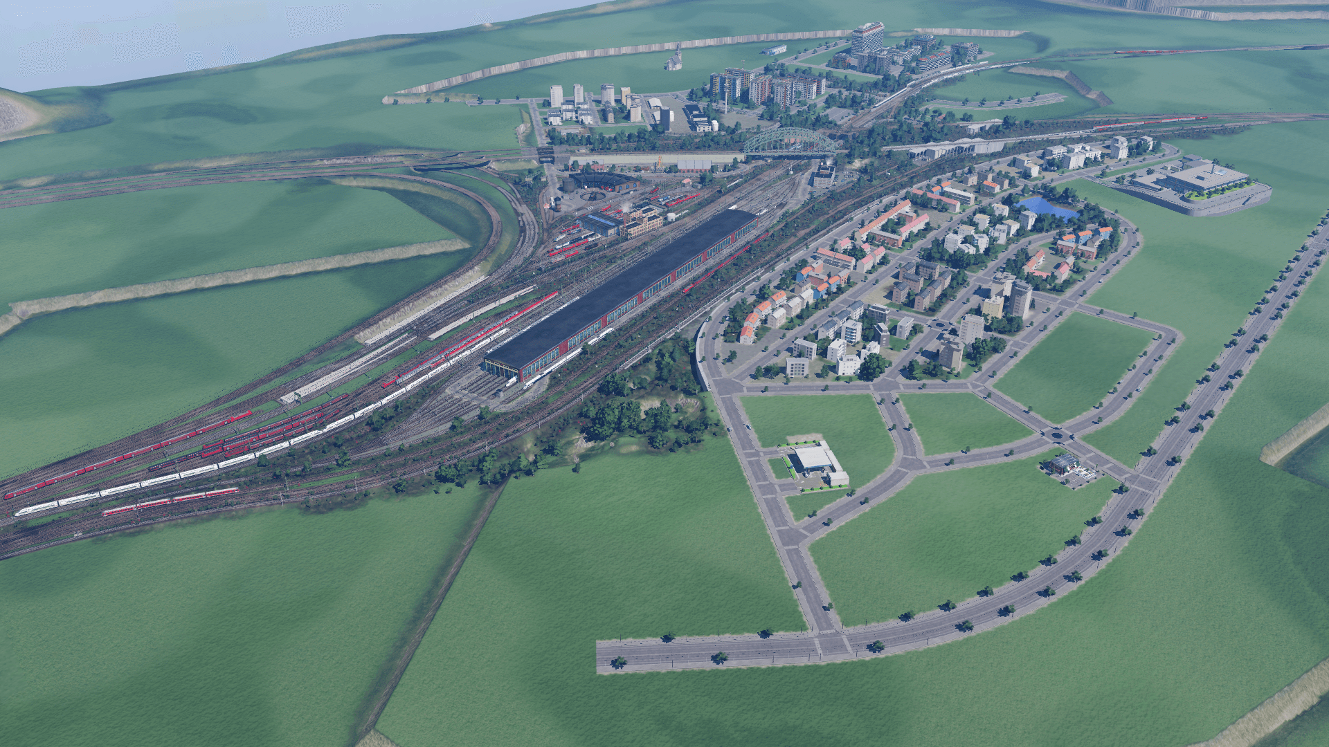 Betriebswerke mit Ausfahrten vom HBF