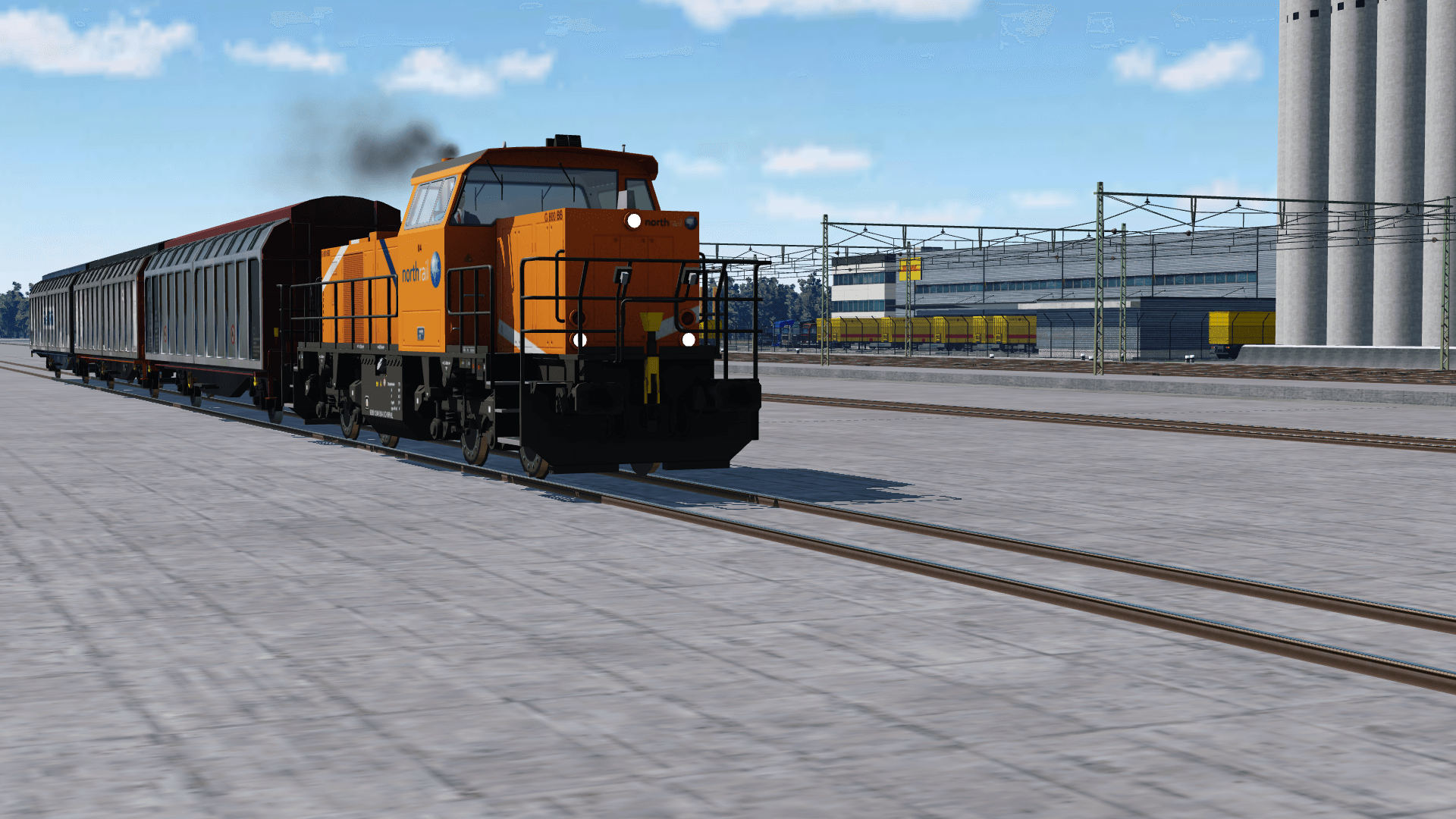 Northrail i Vestby havn