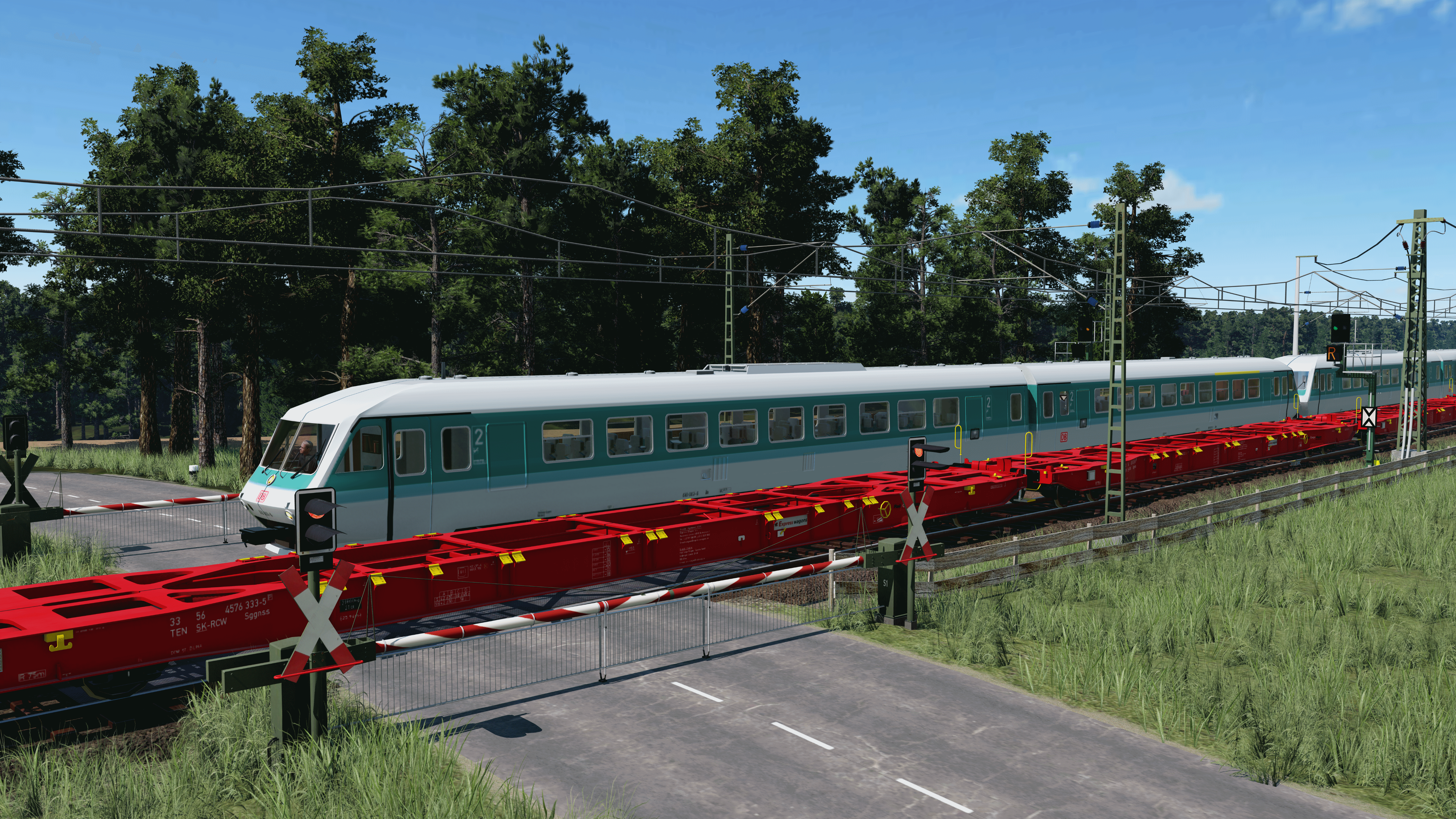Bahnübergangsbegegnung