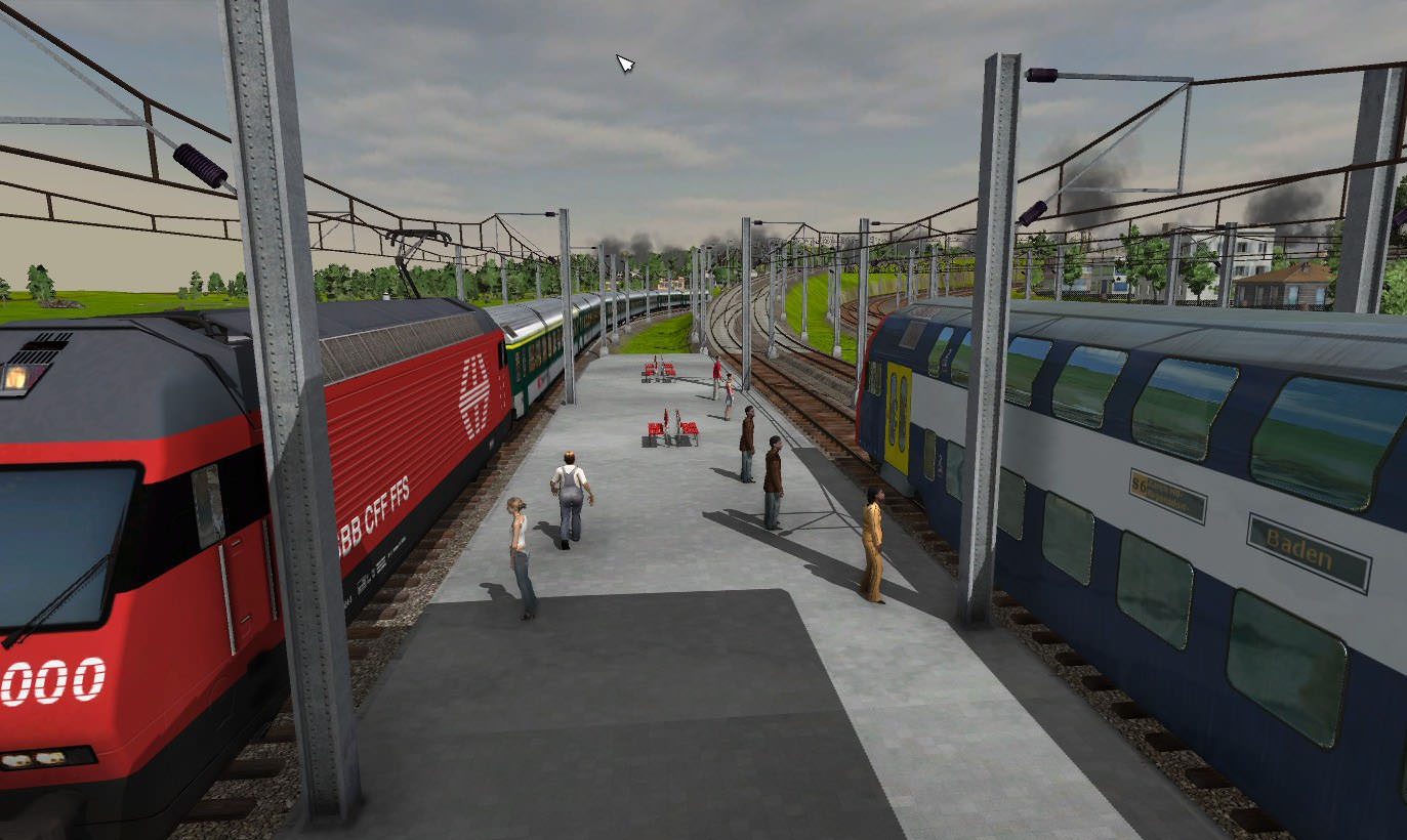 arrival at the station