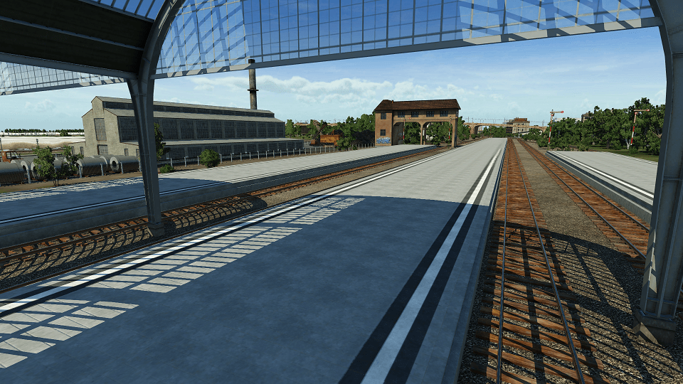 Hauptbahnhof mit dem alten Stellwerk