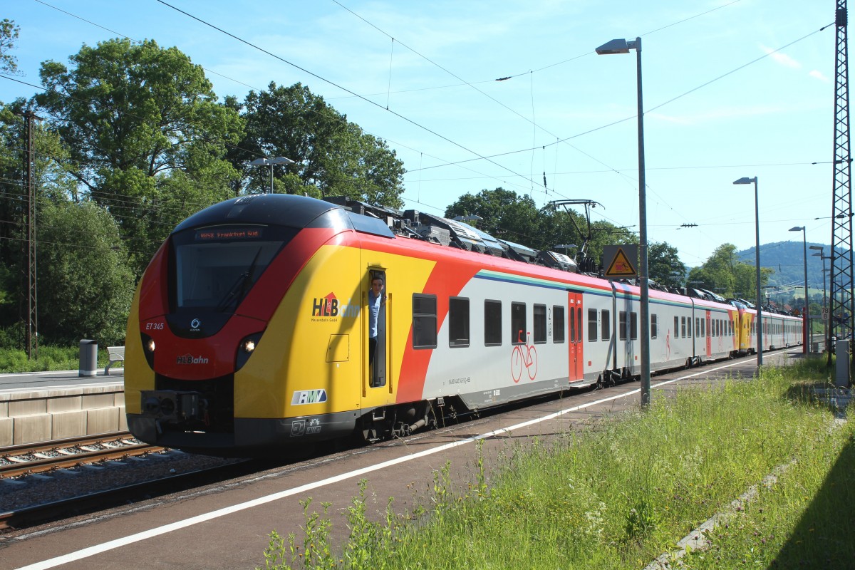 BR 1440 der Hessischen Landesbahn / Grinsekatze in Laufach
