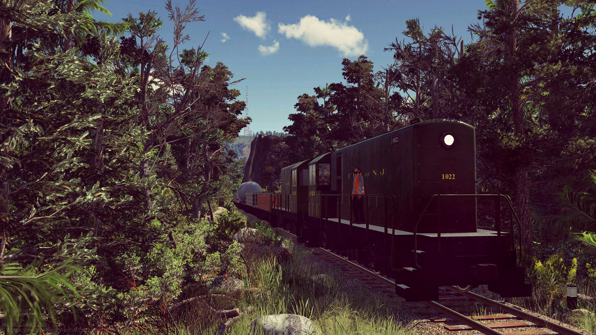 Alco HH 600 on the way to building site