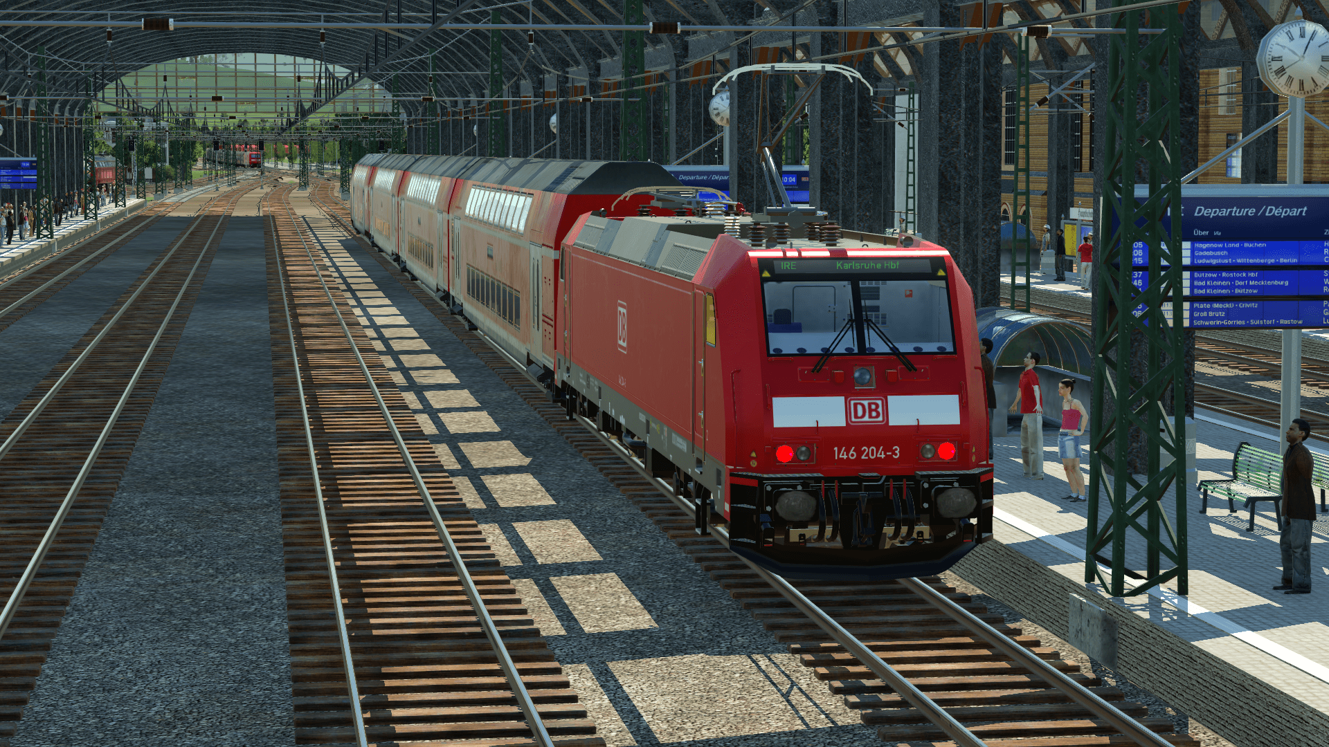 Zugverkehr im Zeitraum von 1900 bis 2014