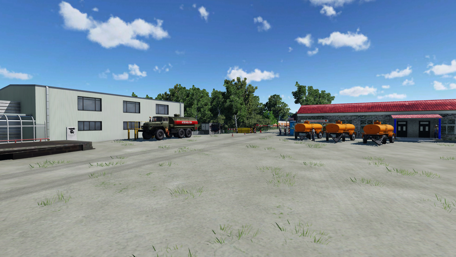 Checkpoint of the Voskresensk's chemical plant. 1#