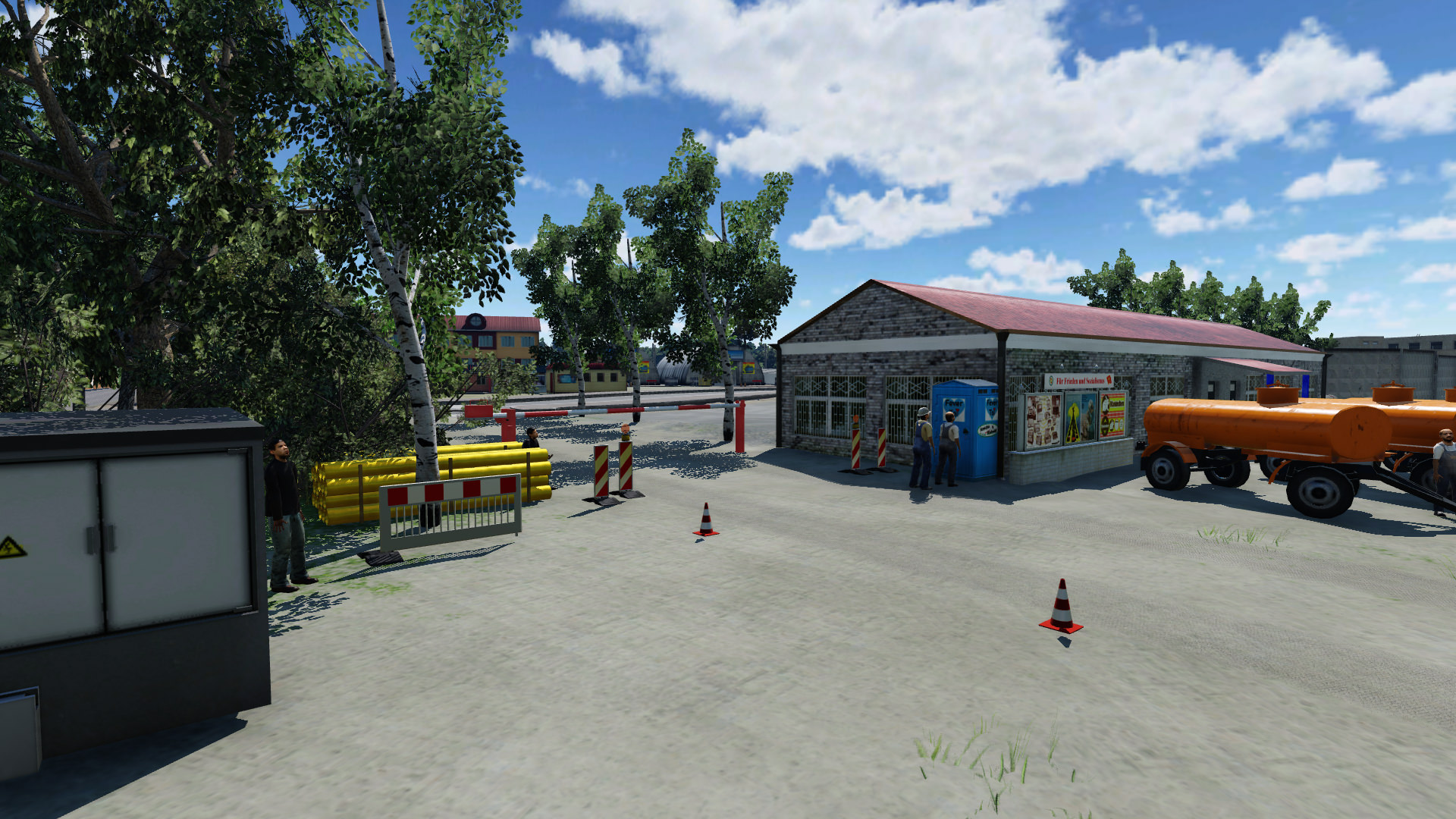 Checkpoint of the Voskresensk's chemical plant. 2#