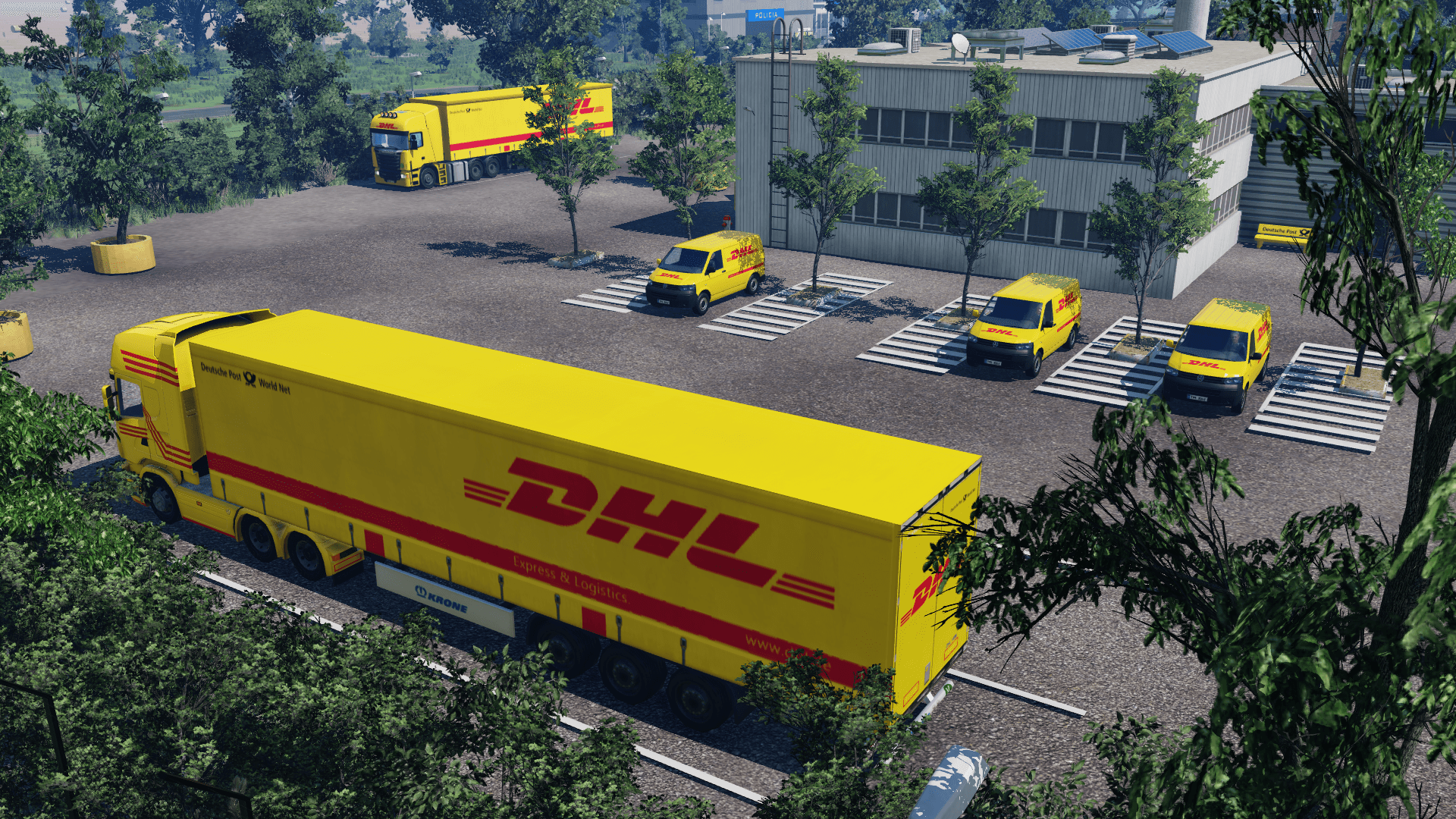 Feierabendstimmung im Paketzentrum