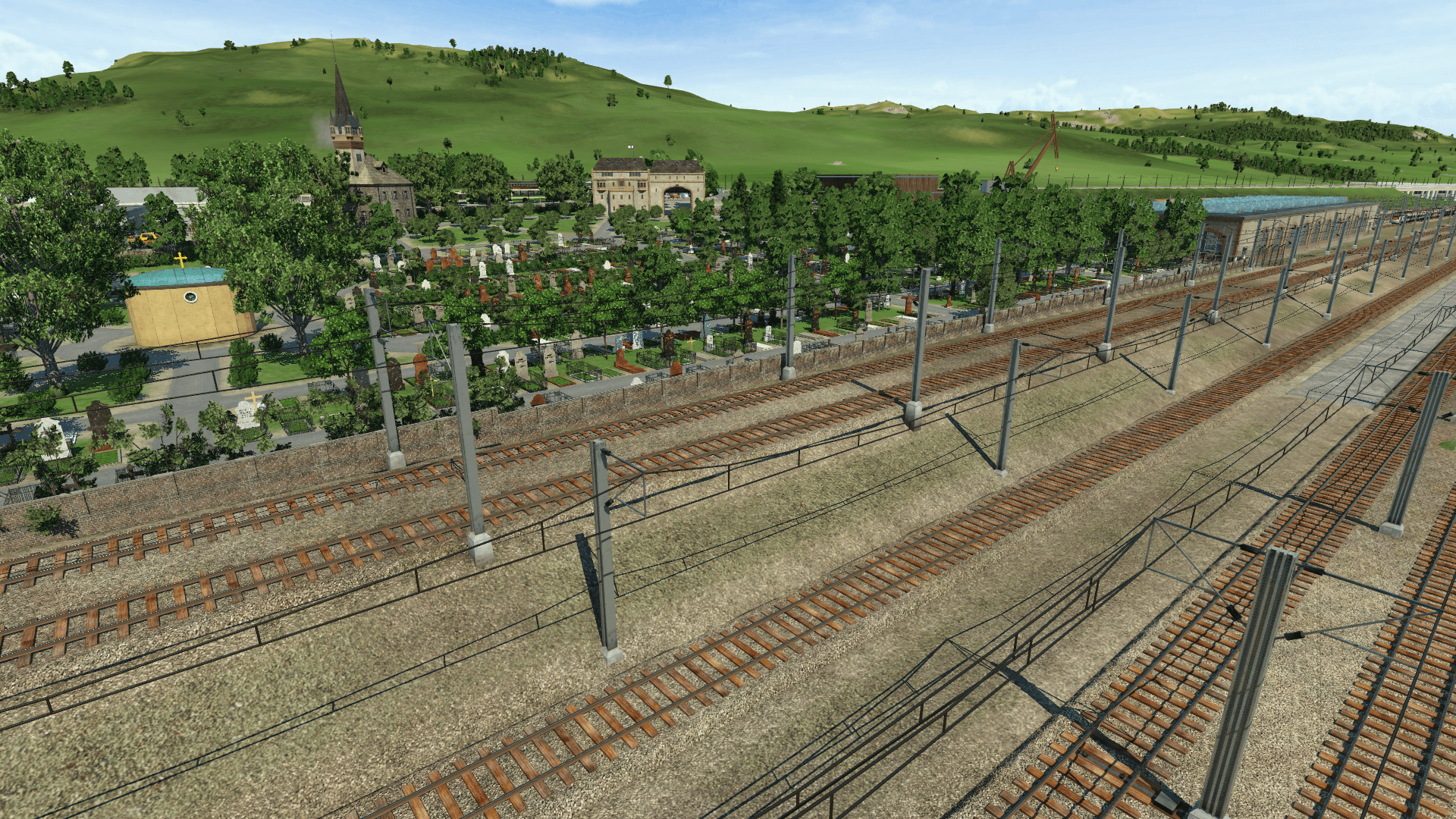 Basel Cargo und Friedhof St.Alban