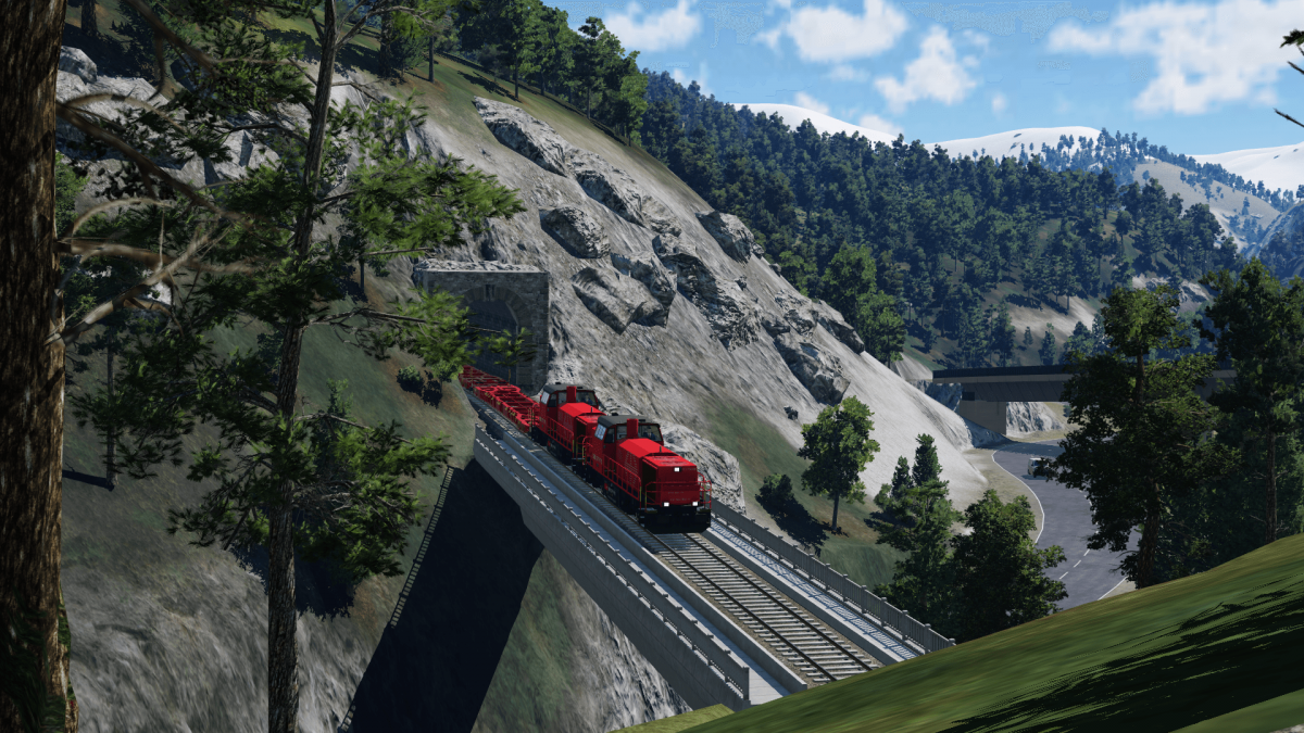Güterverkehr in den Alpen