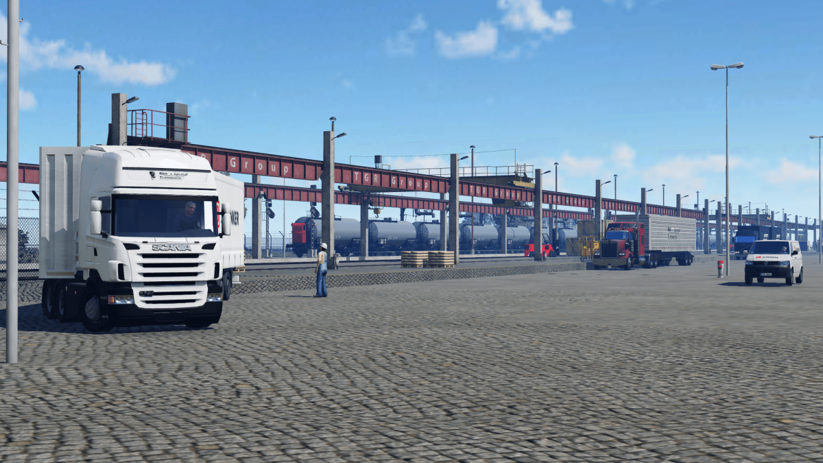 Hochbetrieb am Im-& Export Güterbahnhof