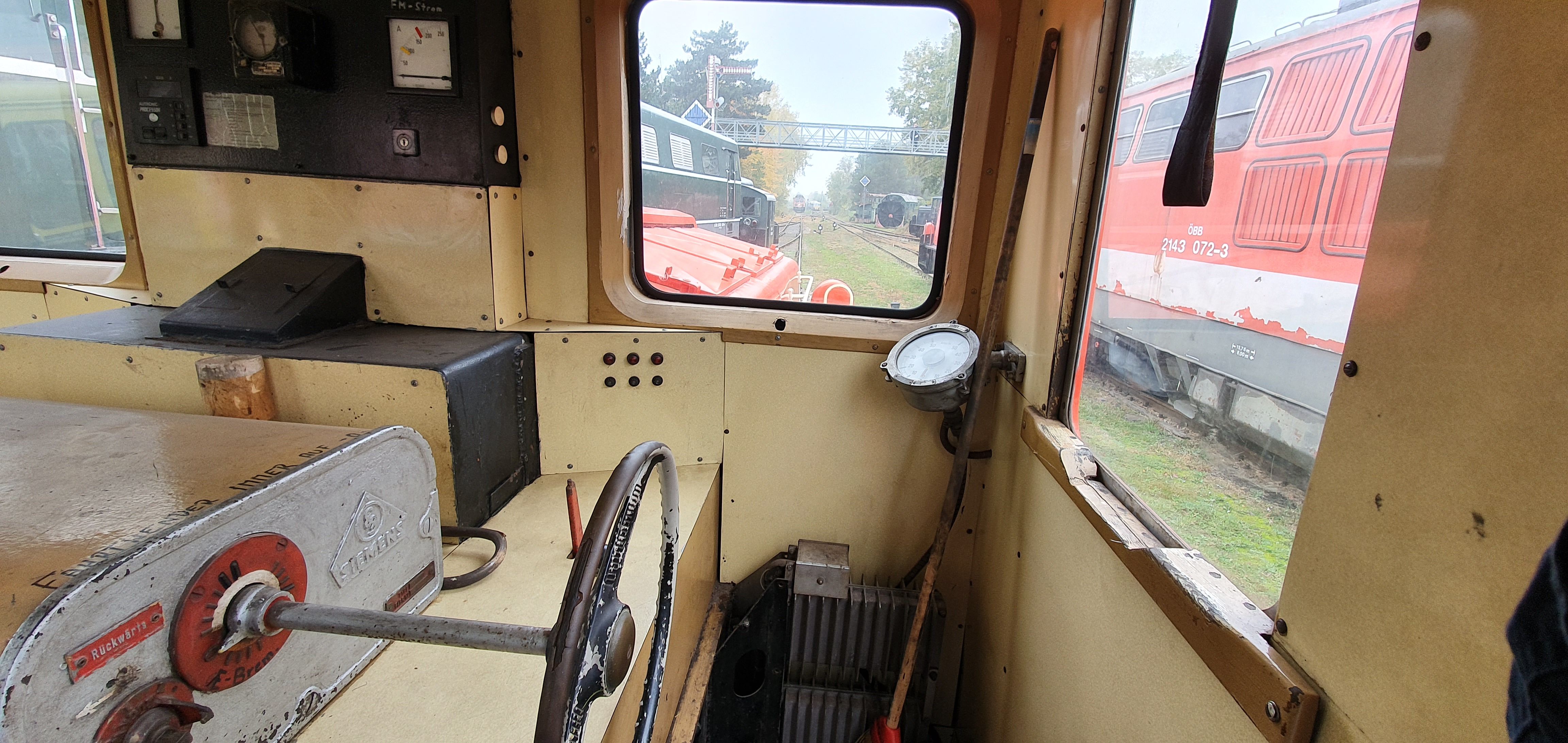 Blick aus dem Führerstand
