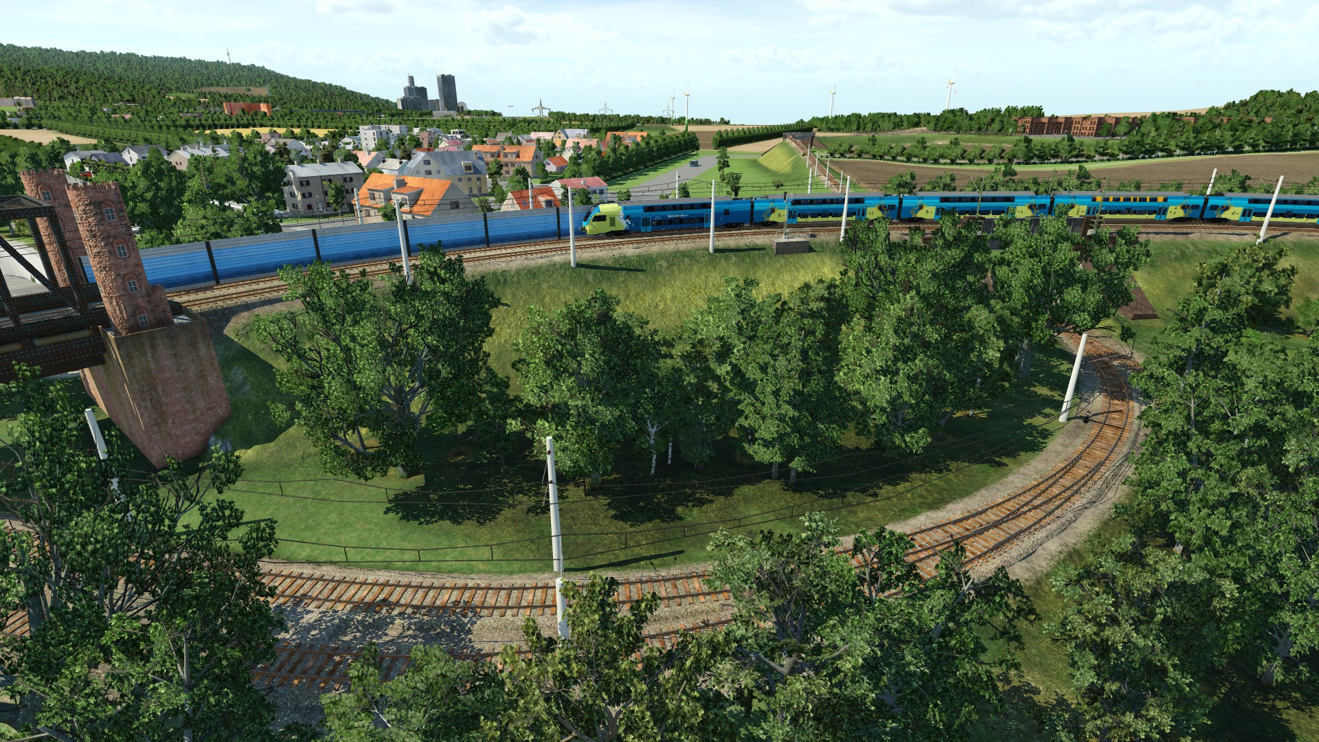 WestfahlenBahn verlässt die Stadt