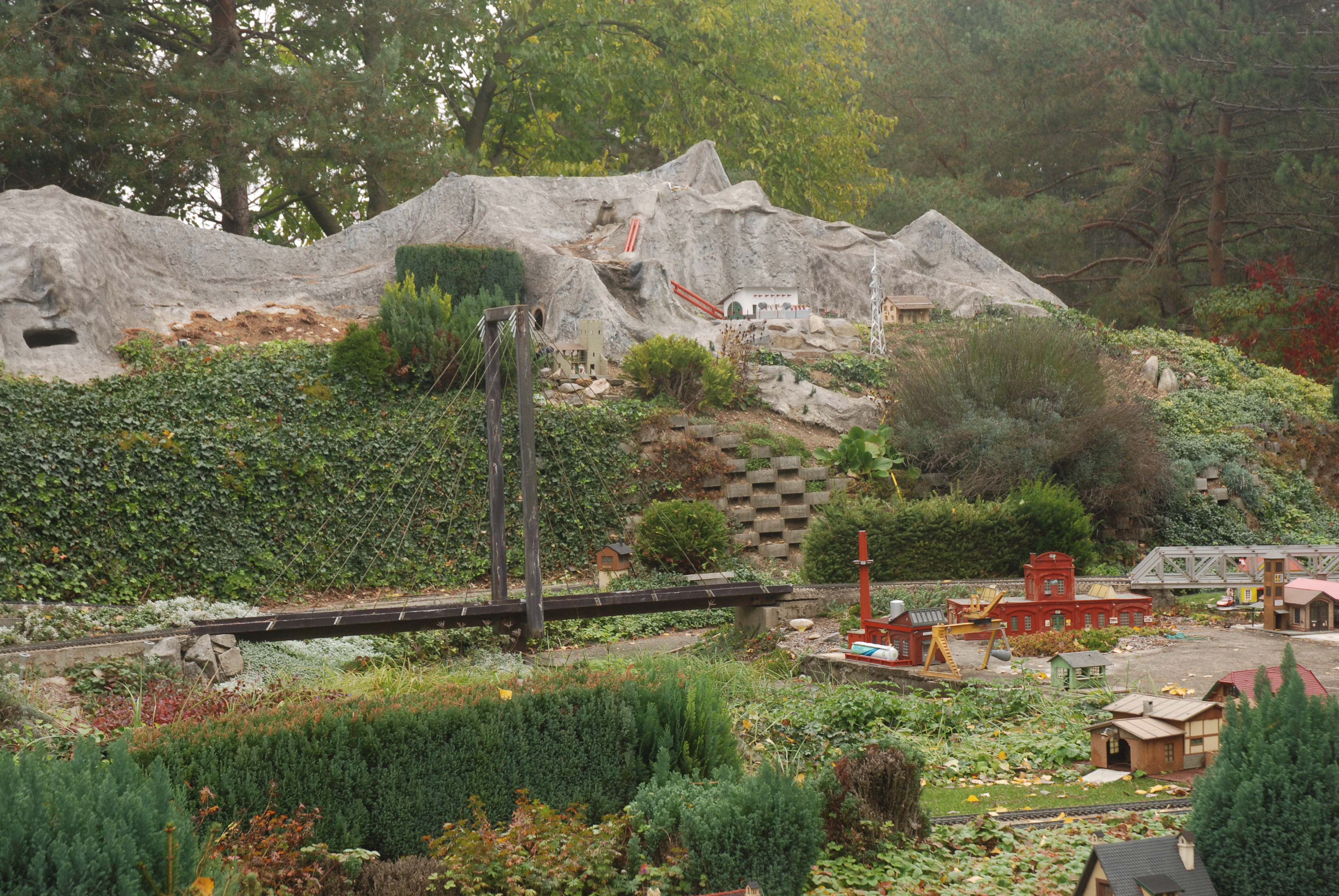 Gartenbahn im Heizhaus