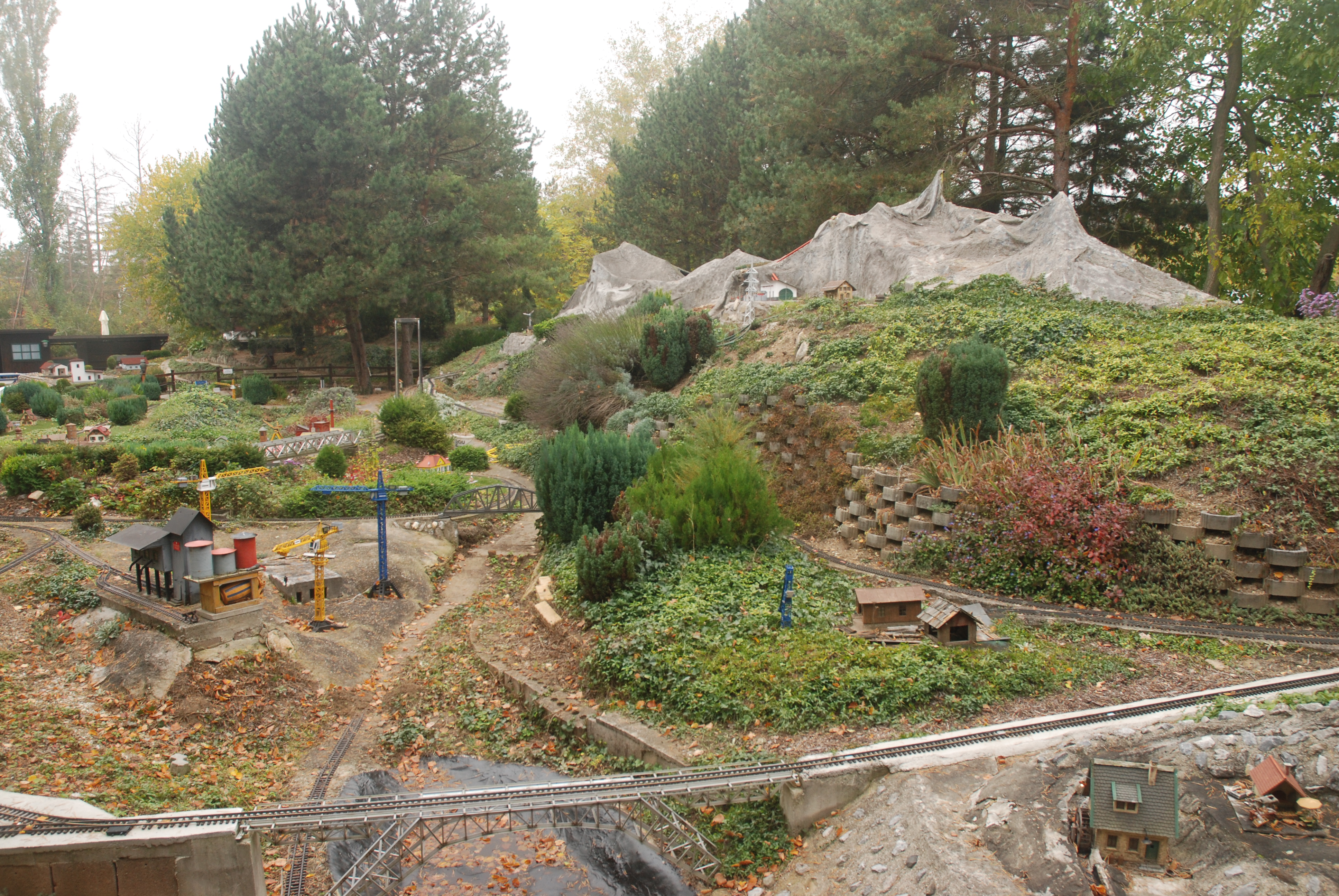 Gartenbahn im Heizhaus