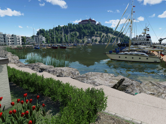The first harbor on my new map Terkensee