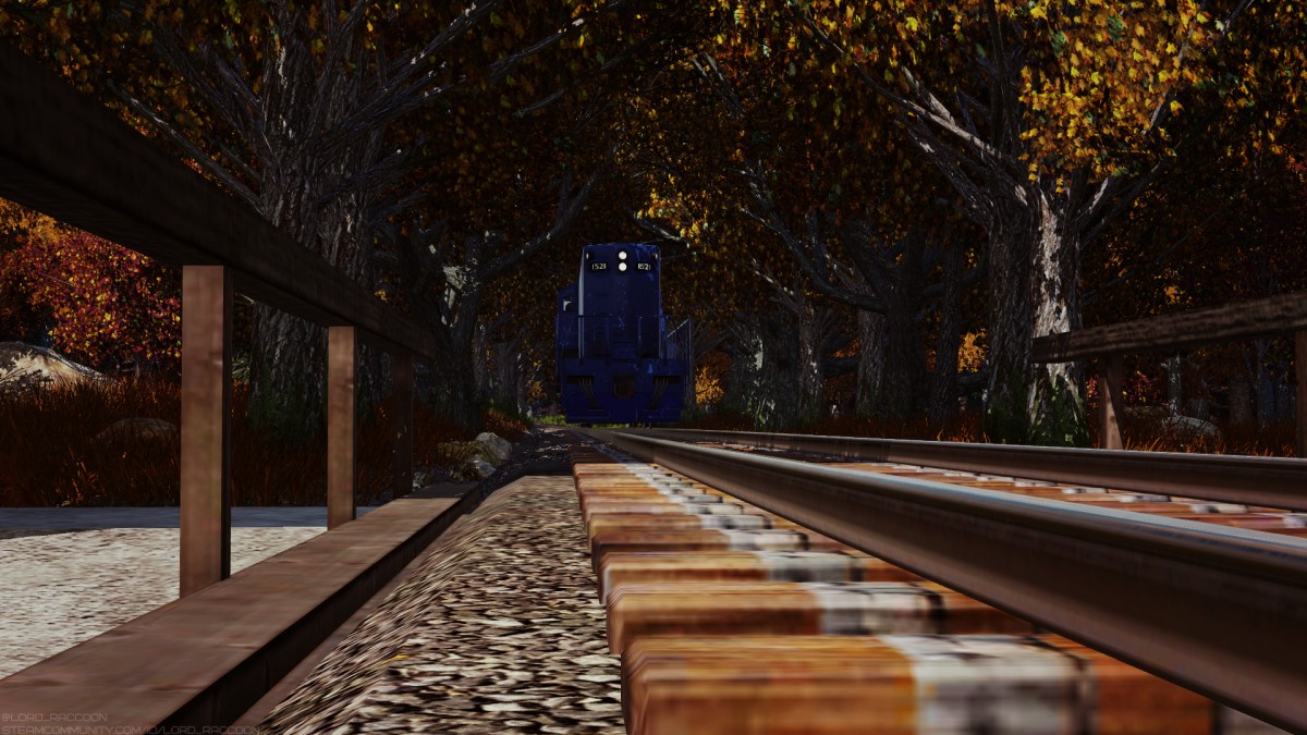 "Central of NJ" GP7 in the autumn forest