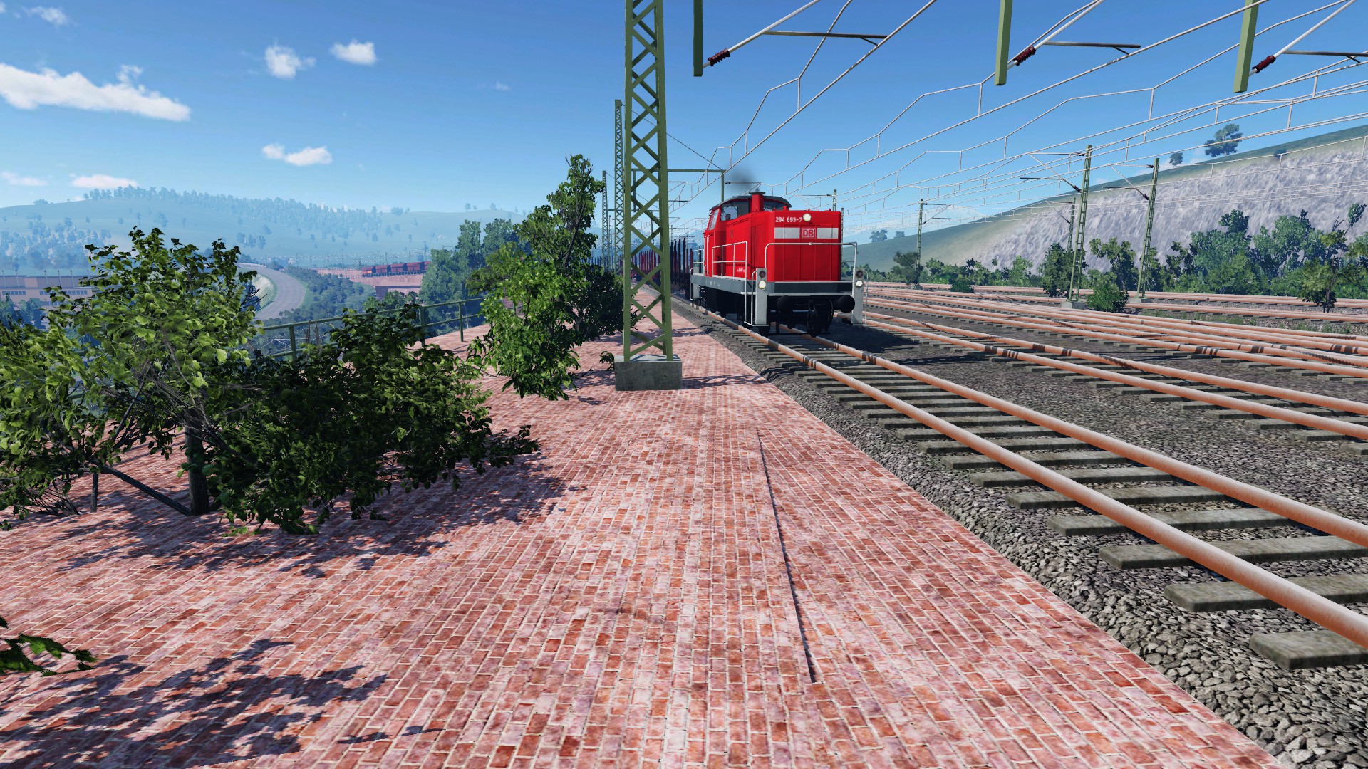V90 in den bergen