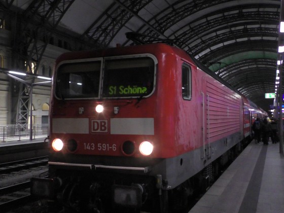 S1 in Dresden Hauptbahnhof