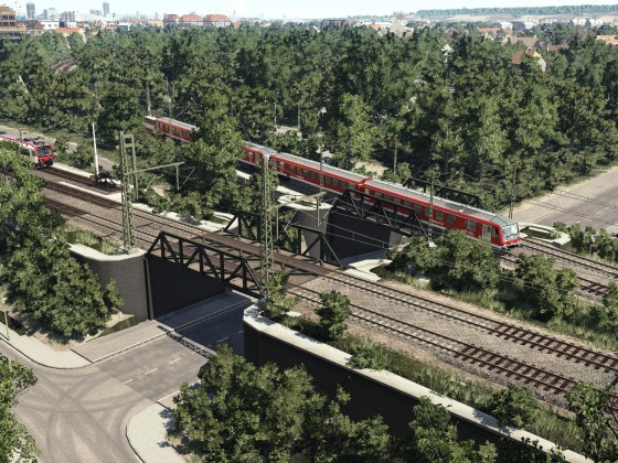 Pfühlpark Heilbronn Bahnbrücken