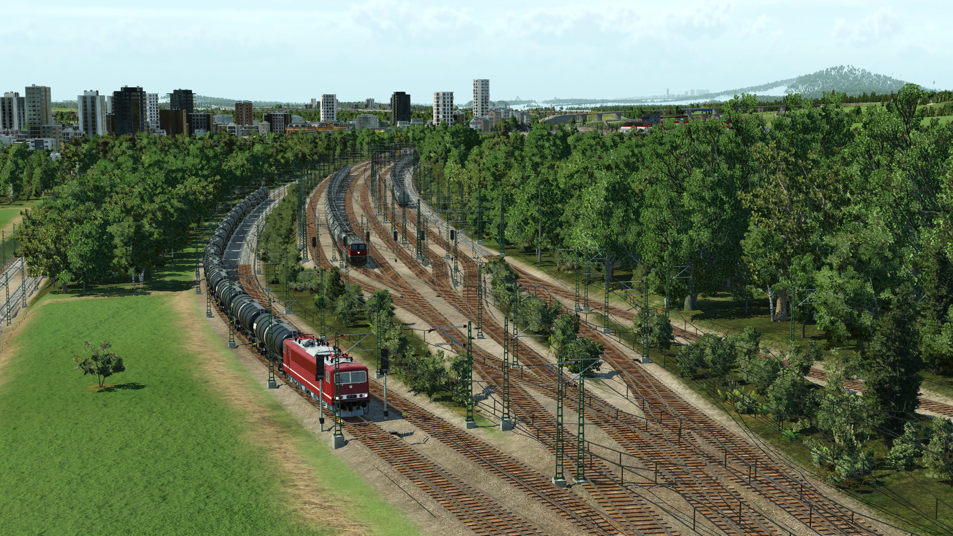 Dingenskirchen Rbf, Ein-/Ausfahrgruppe West