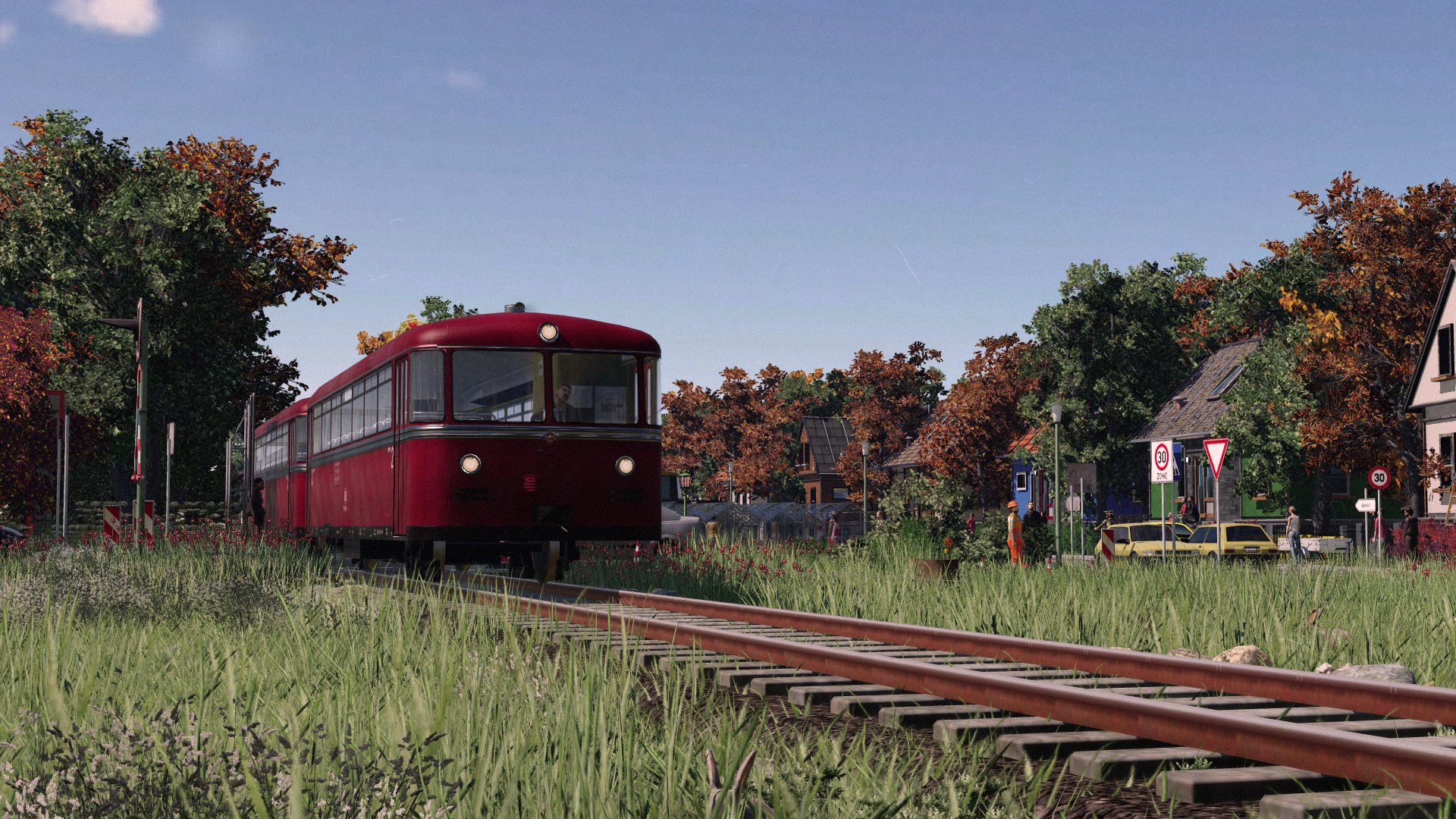 [1] Railbus in the countryside