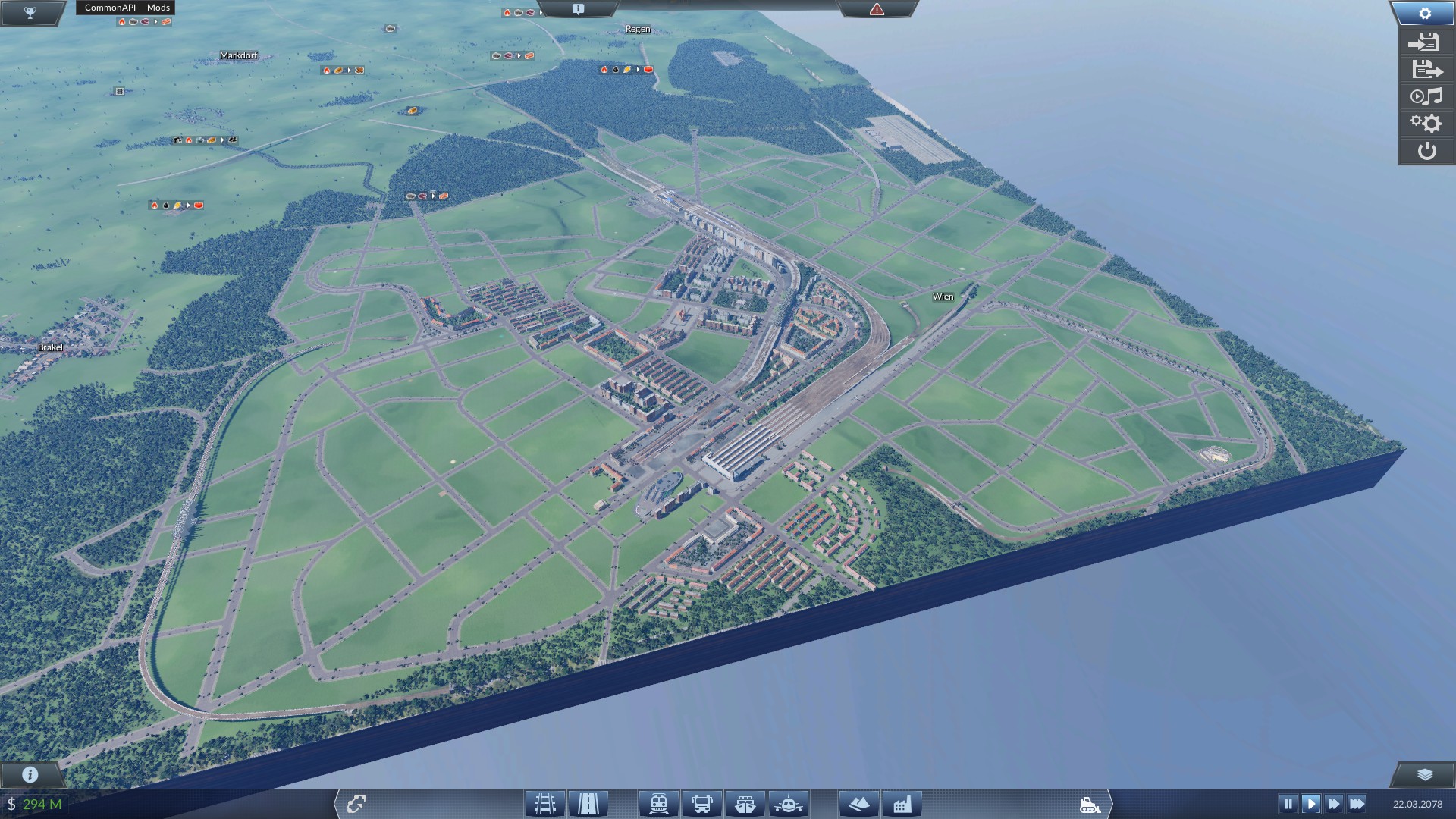 Straßennetz Wien