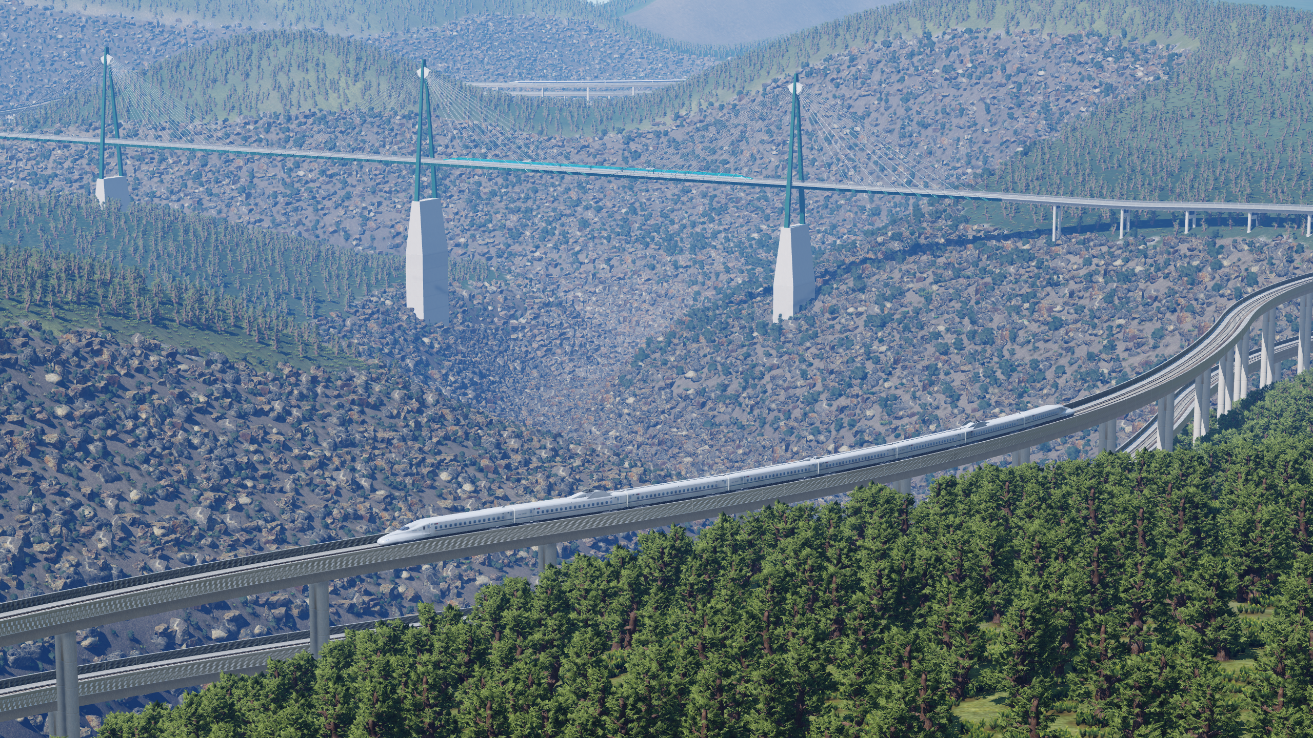 Die Kontinentalbrücke / Crossing the Great Divide