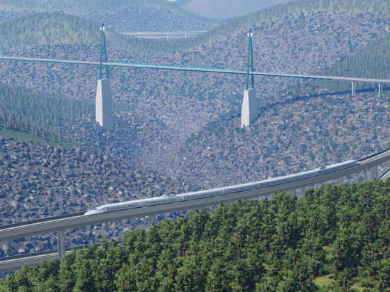 Die Kontinentalbrücke / Crossing the Great Divide
