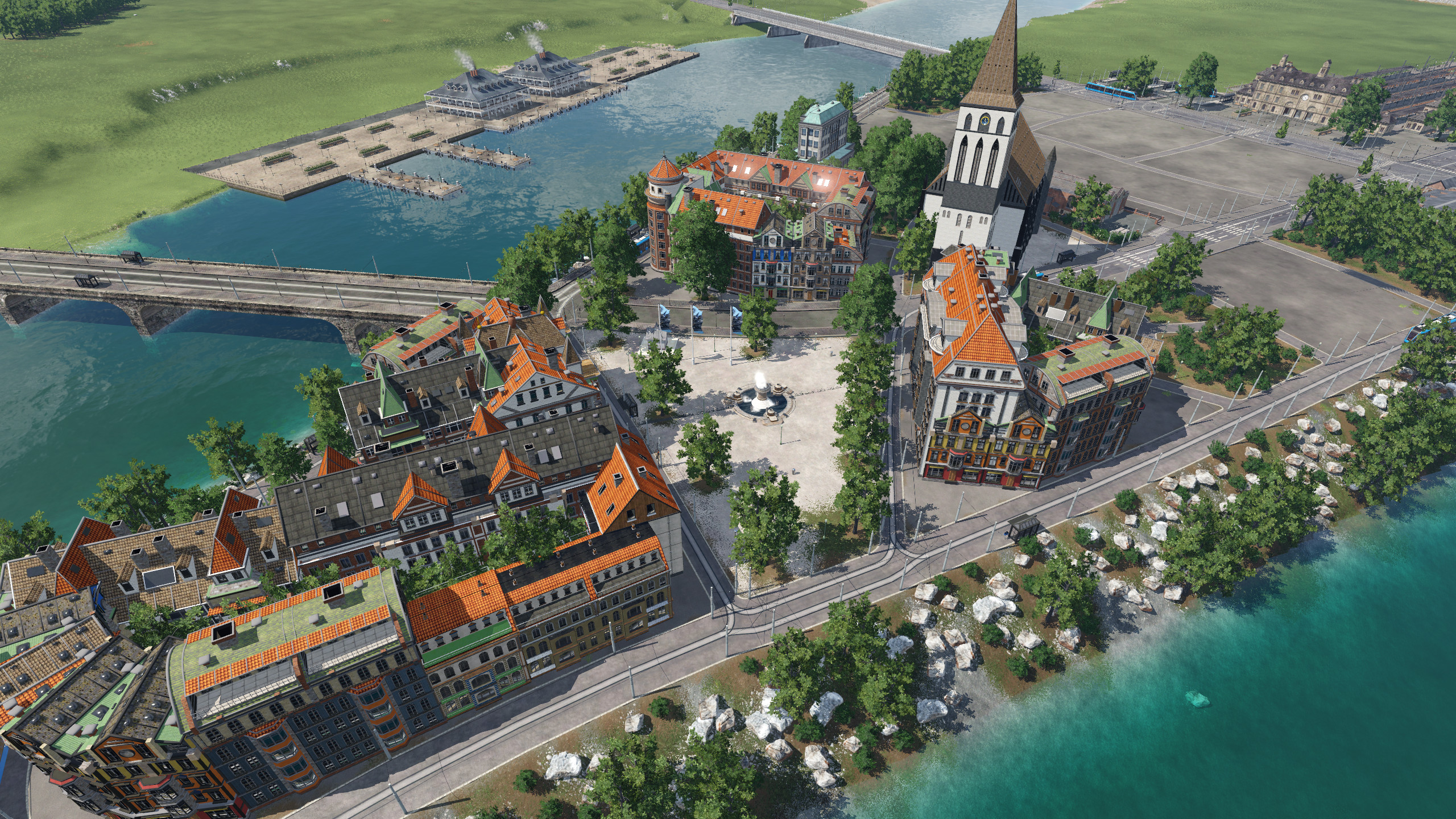 Schönbau Versuche in Transport Fever 2
