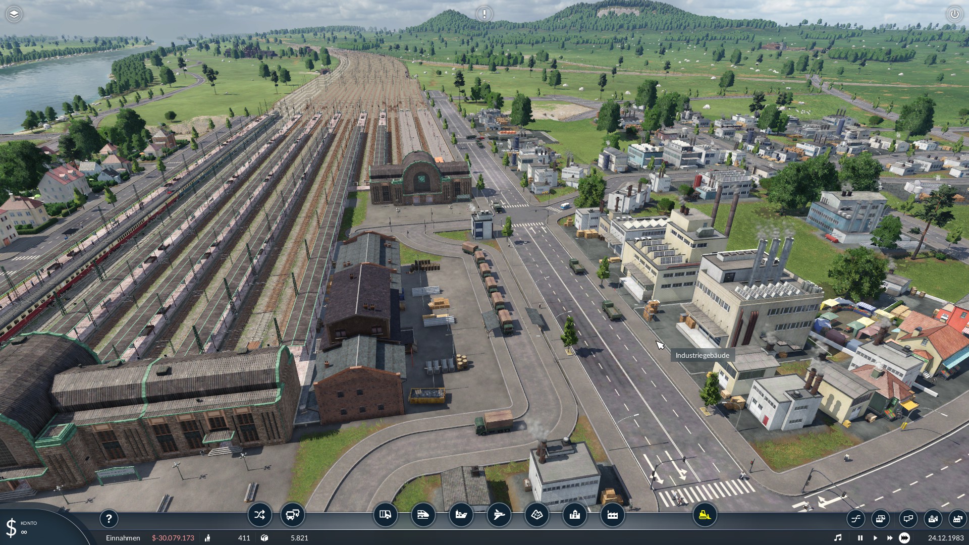Der neue Bahnhof