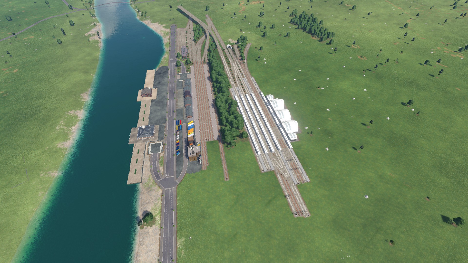 Der Anfang meiner Ersten Schönbaumap in Transport Fever 2