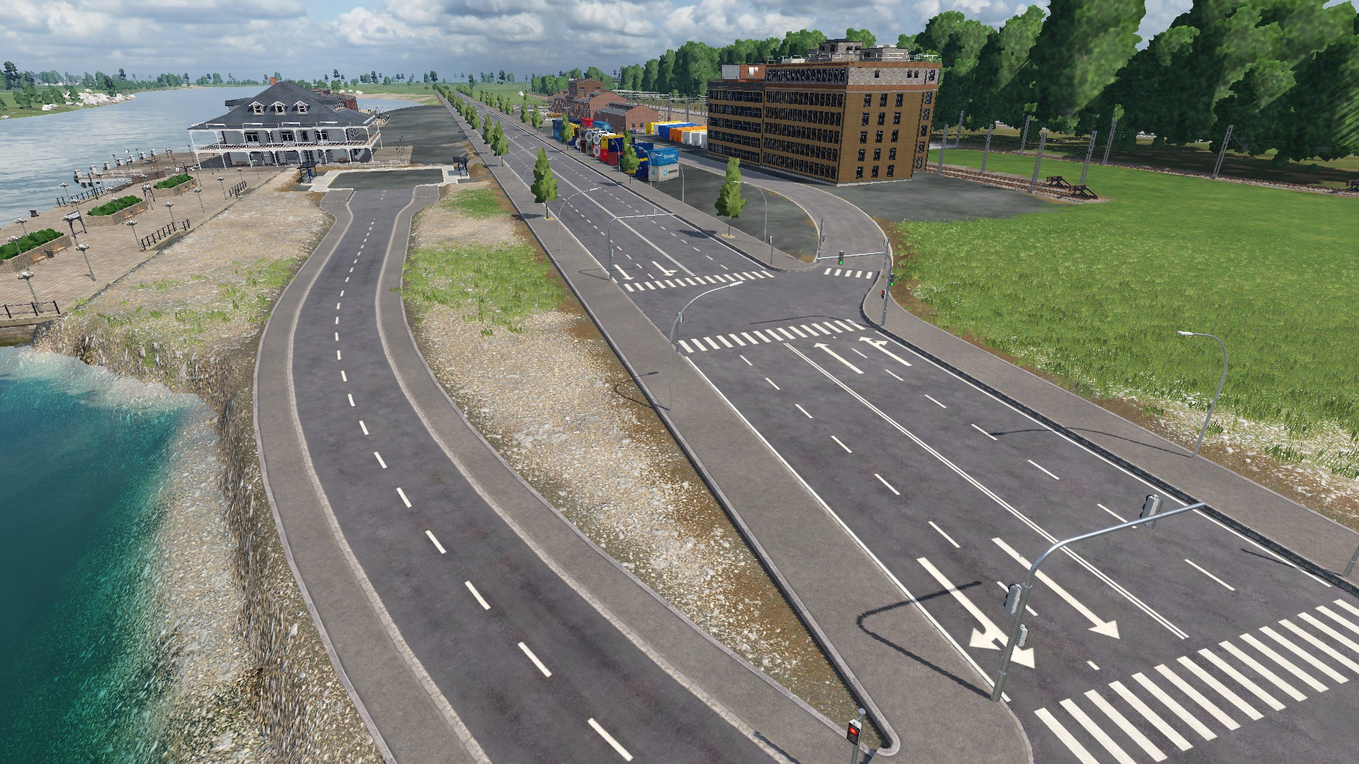 Der Anfang meiner Ersten Schönbaumap in Transport Fever 2