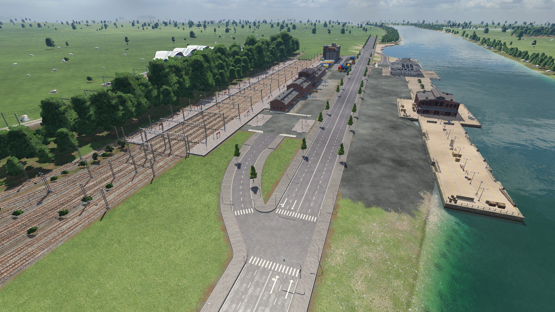 Der Anfang meiner Ersten Schönbaumap in Transport Fever 2