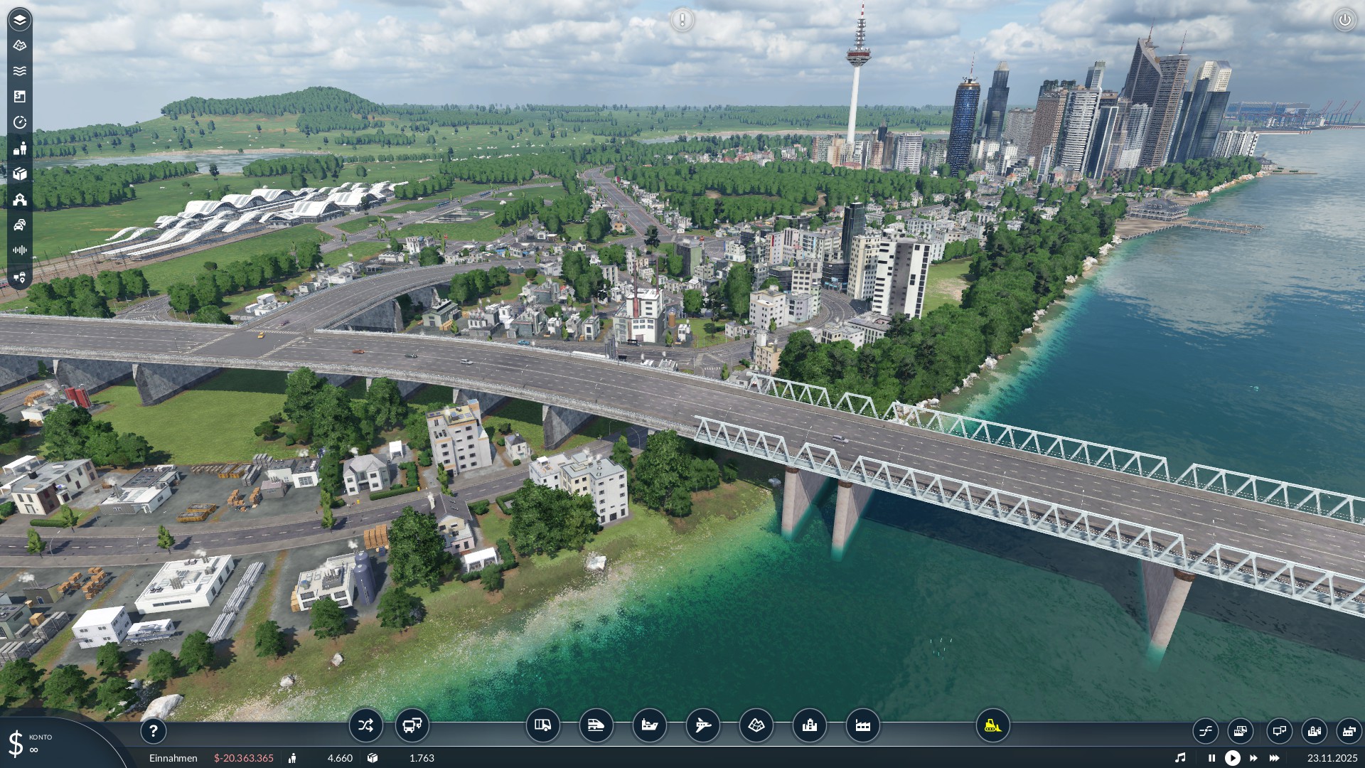 Erste Stadt nimmt Form an