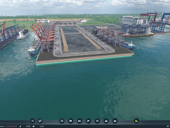 Großer Hafen Bauphase 1