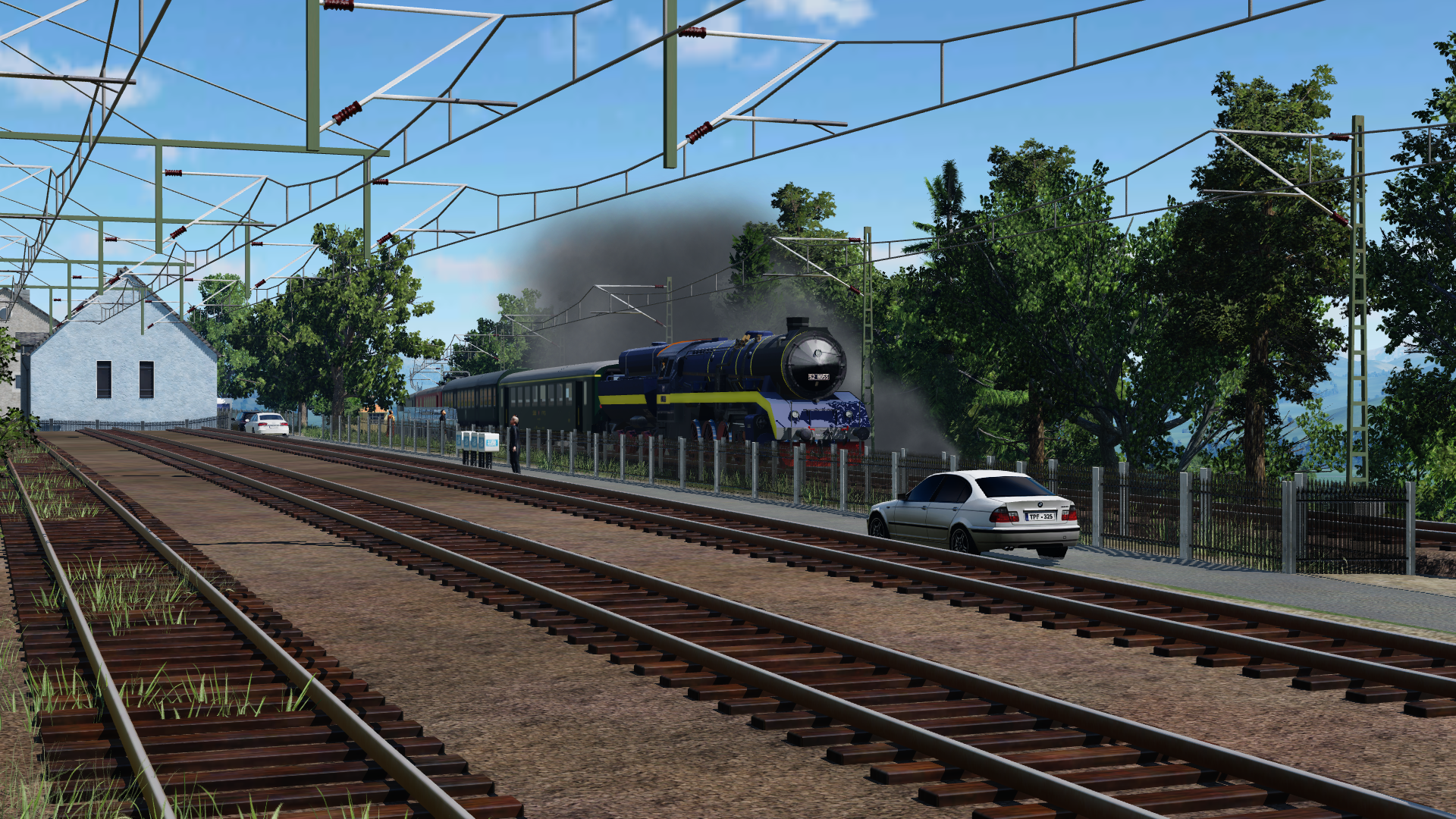 Br 52 8055 einfahrt in Söflingen Bild 1
