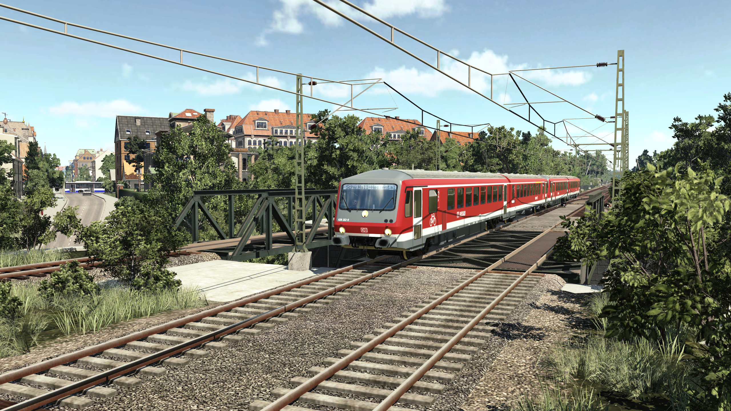 Sinnbildlich für die Abschiedsfahrt der BR628