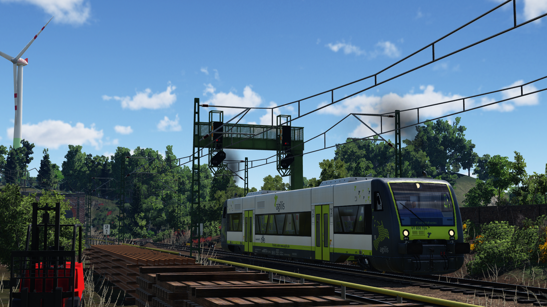 Unterwegs auf dem Gegengleis
