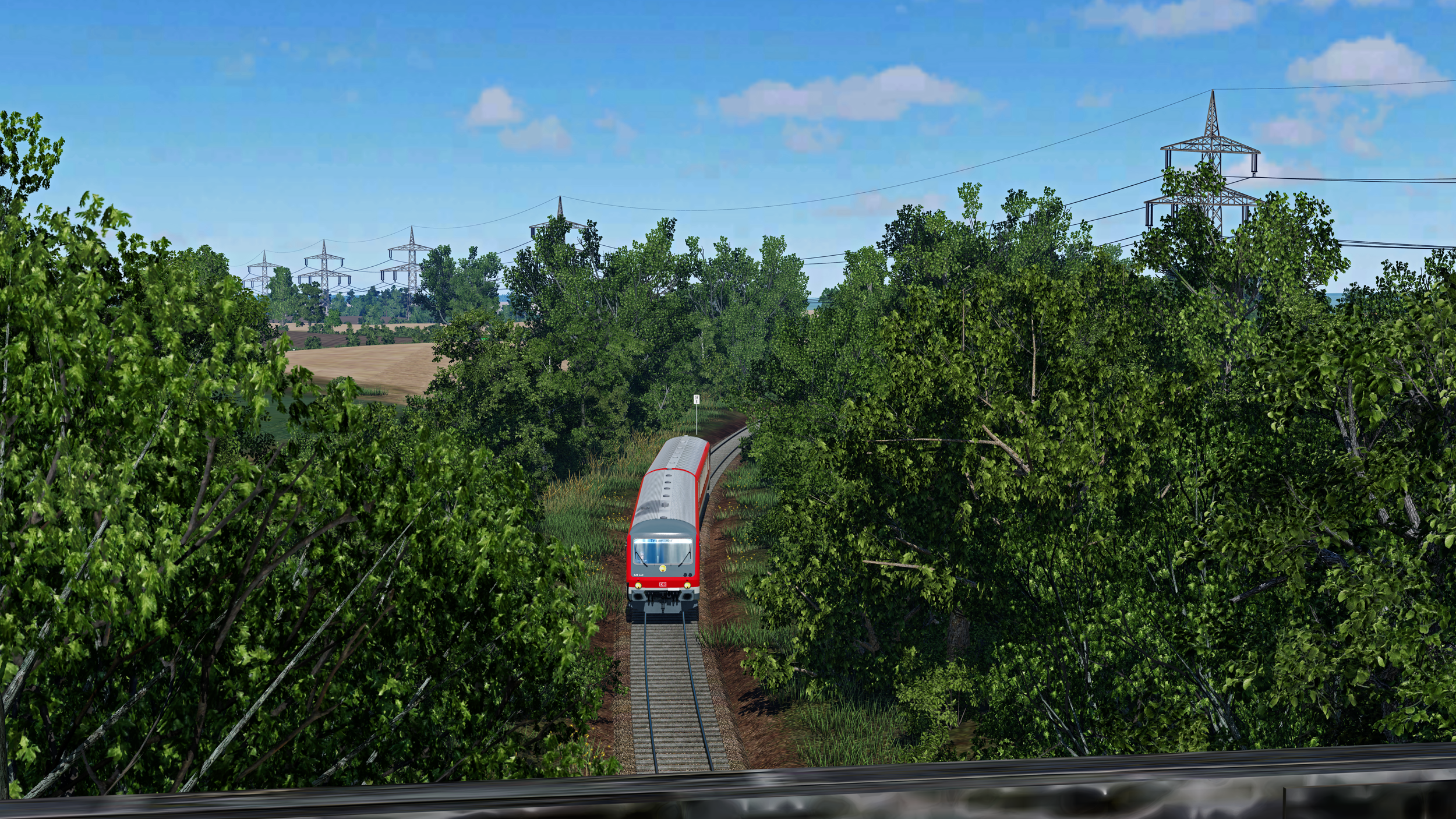 RE1307 auf den Weg nach Armsheim