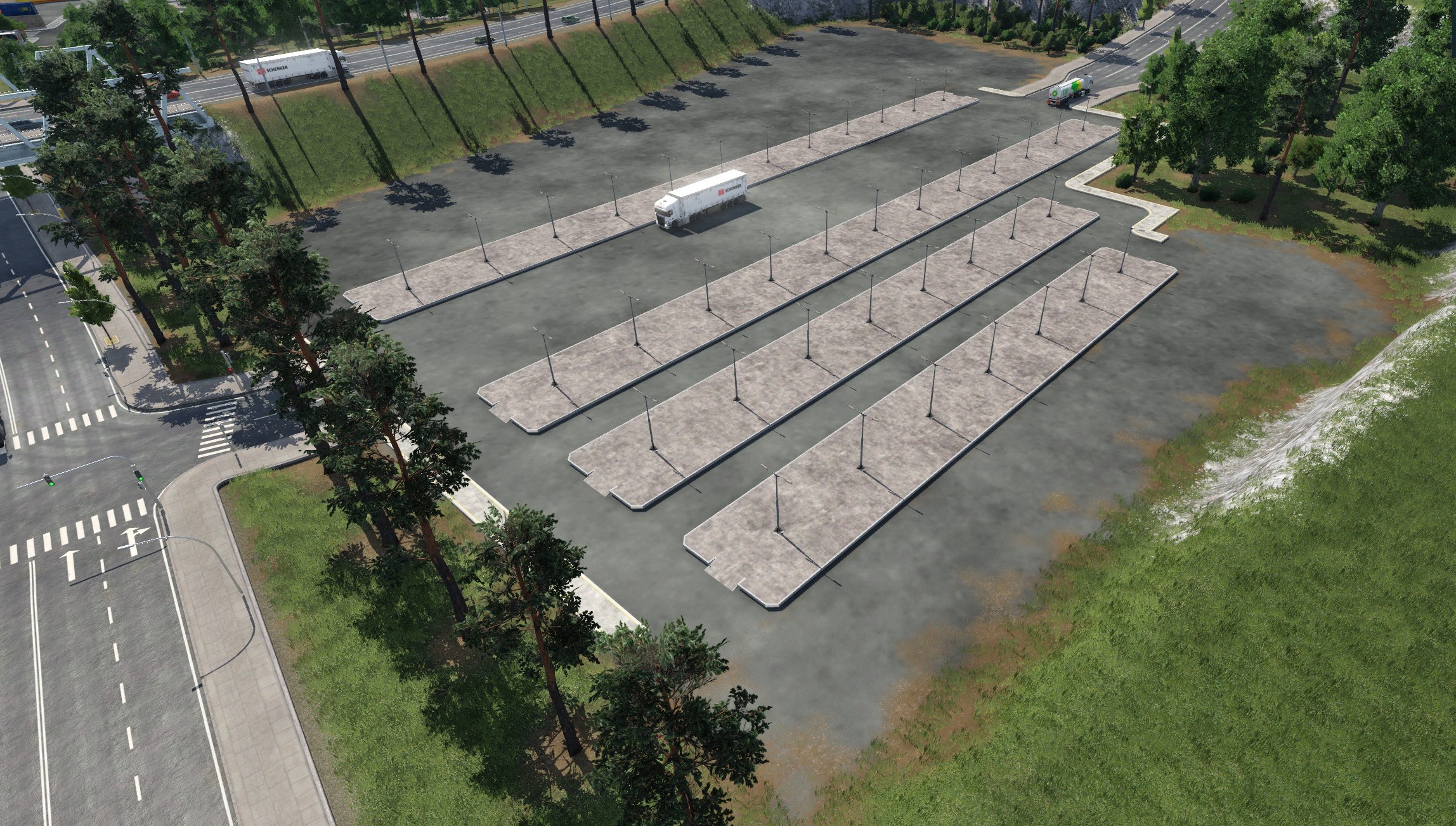 Neue LKW Station