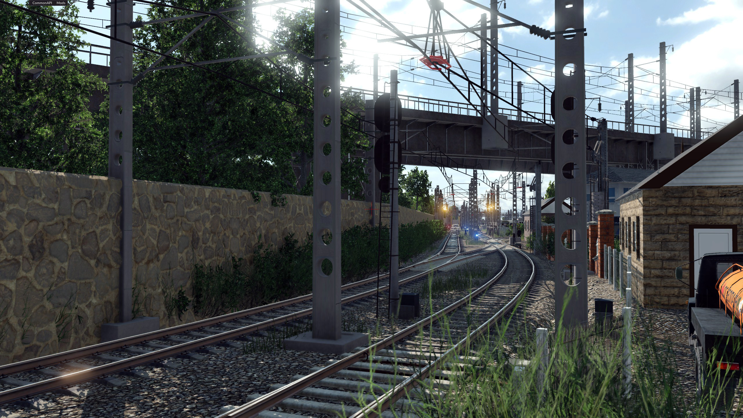 Locomotive depot entrance