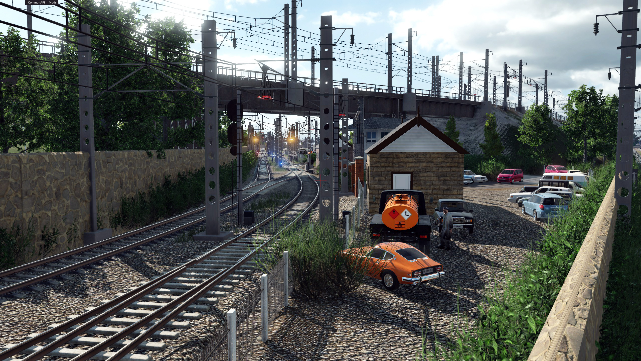 Locomotive depot entrance