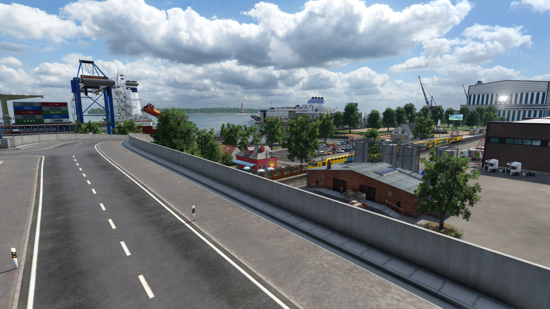 Am Rotterdammer Fährhafen